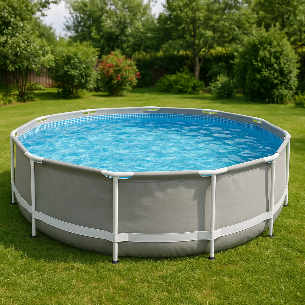 Outdoor-Freizeit,Runder Frame-Pool-furniavuno
