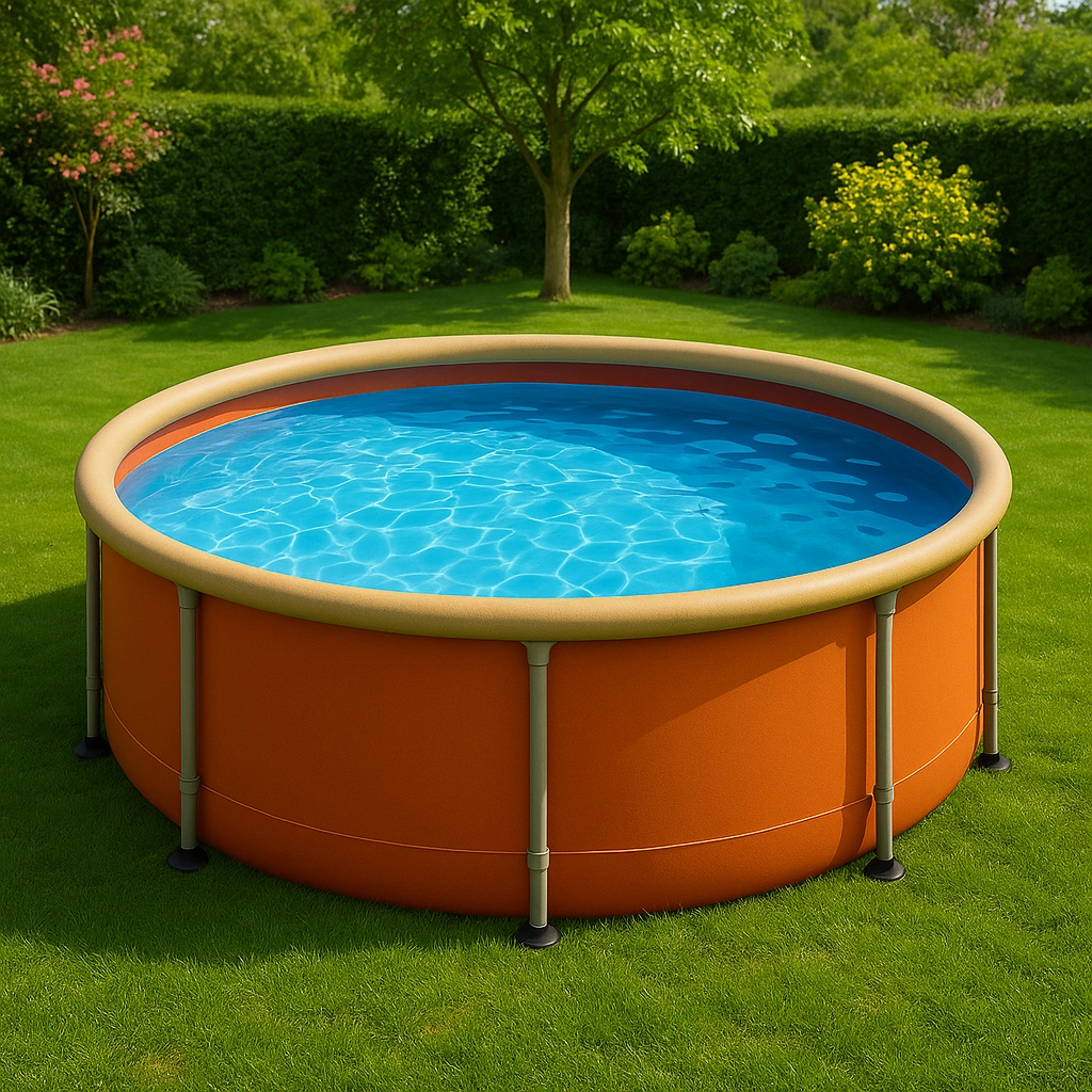 Outdoor-Freizeit,Runder Frame-Pool-furniavuno