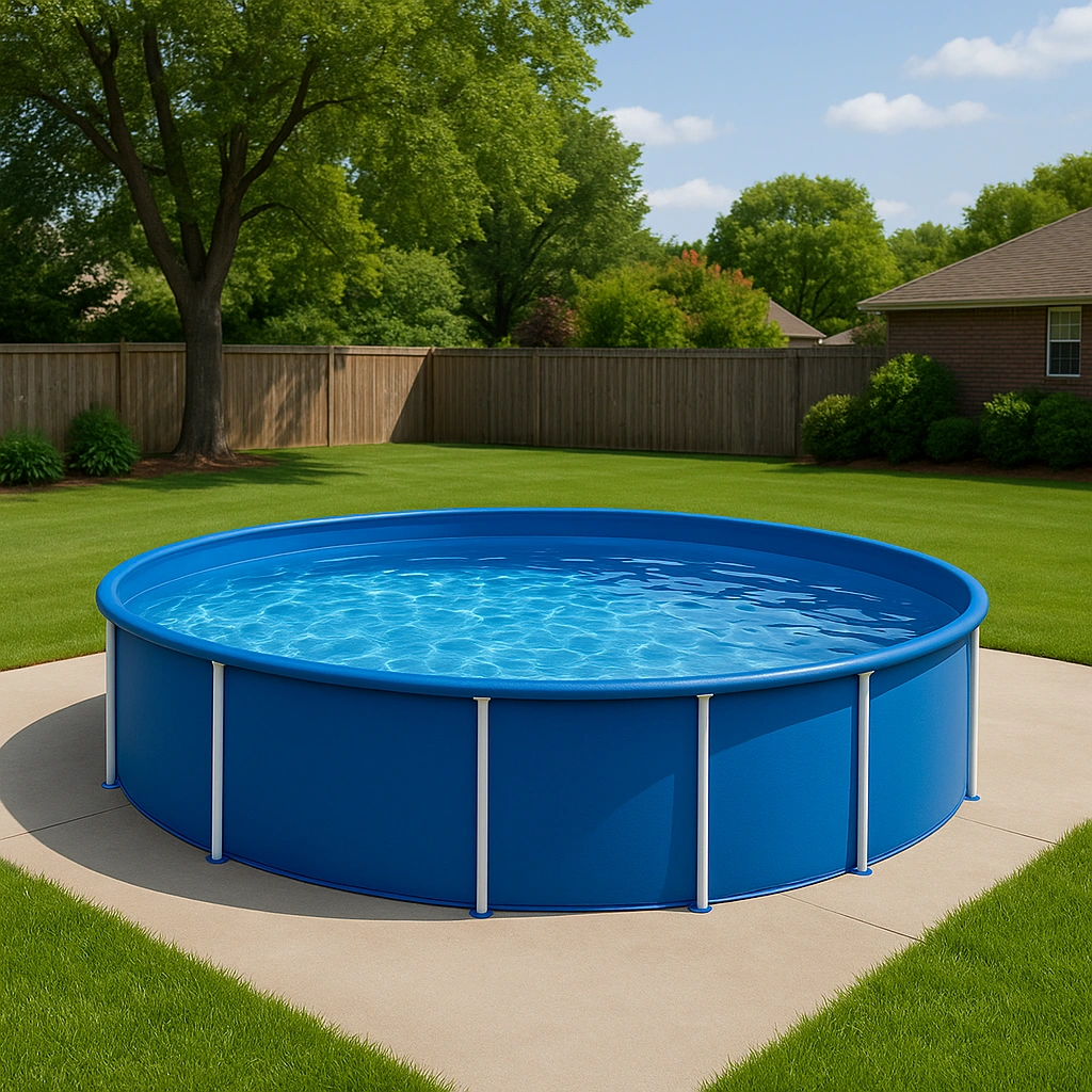 Outdoor-Freizeit,Runder Frame-Pool-furniavuno
