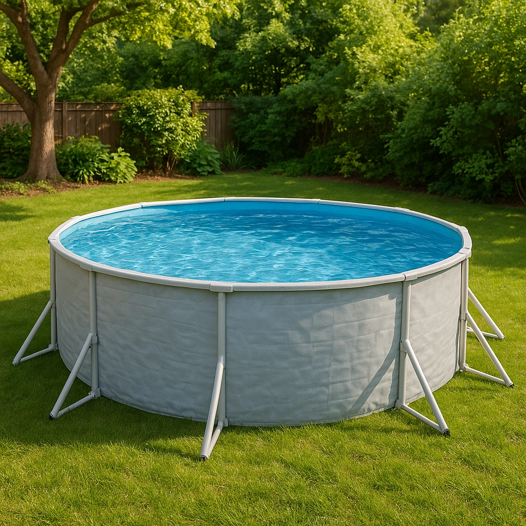 Outdoor-Freizeit,Runder Frame-Pool-furniavuno