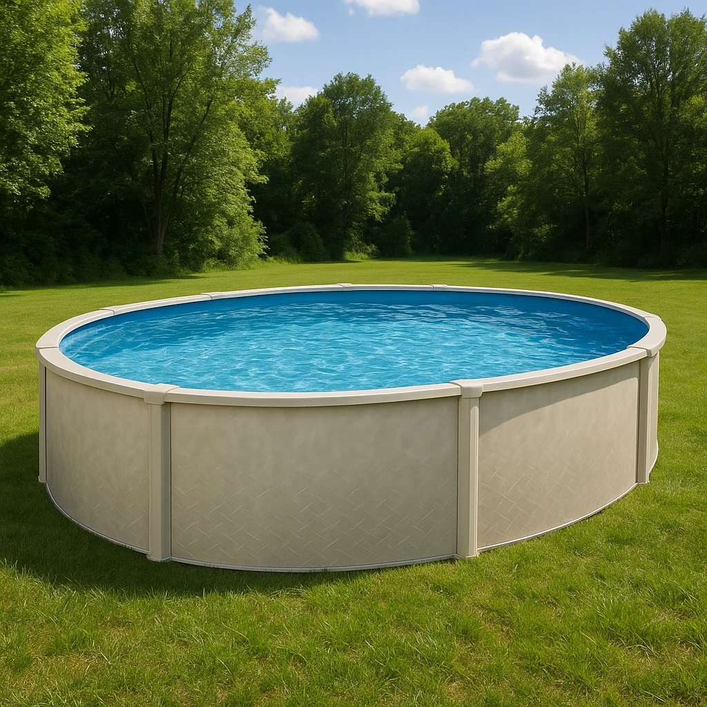 Outdoor-Freizeit,Runder Frame-Pool-furniavuno