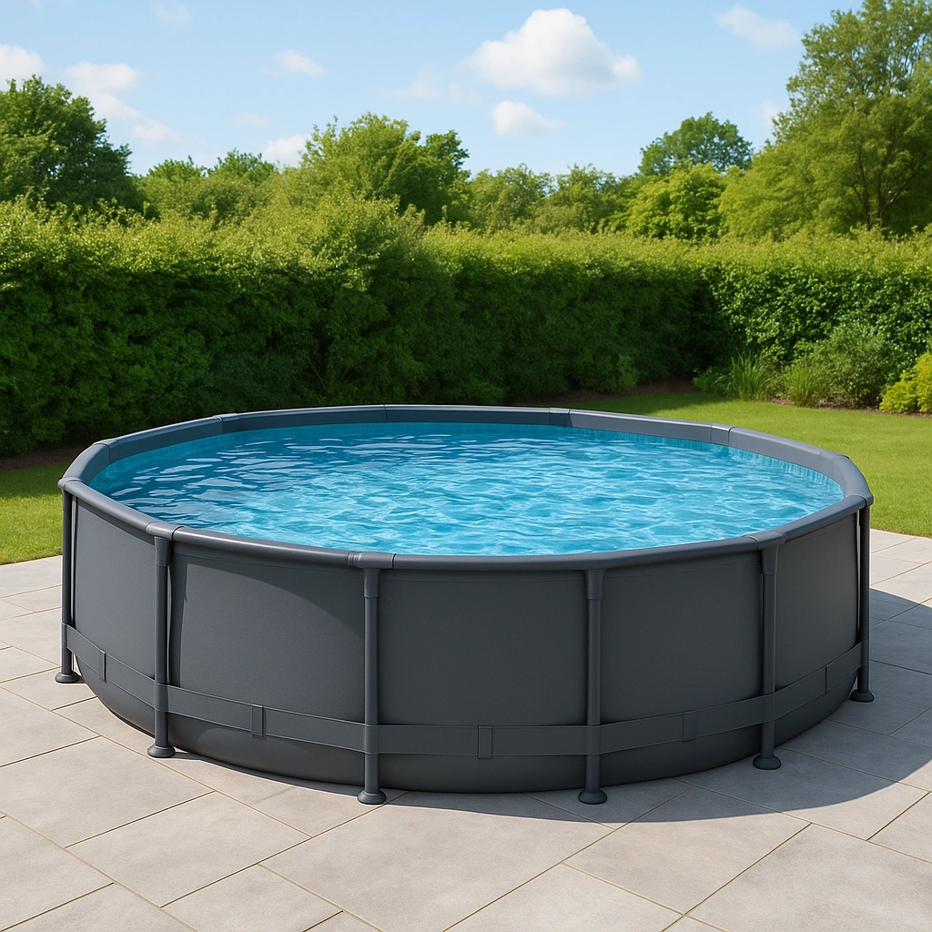 Outdoor-Freizeit,Runder Frame-Pool-furniavuno