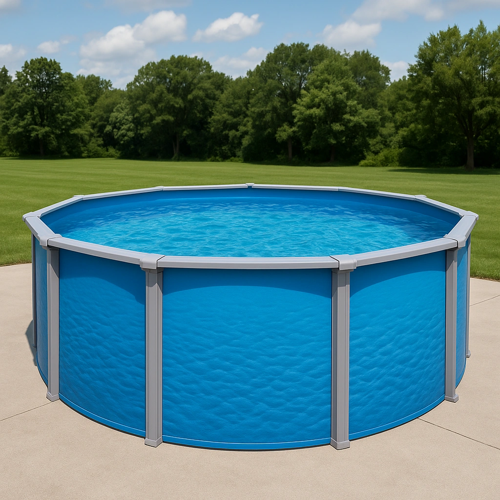Outdoor-Freizeit,Runder Frame-Pool-furniavuno