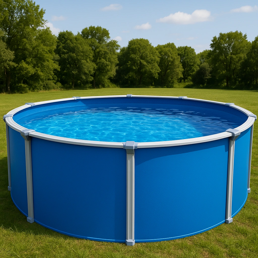 Outdoor-Freizeit,Runder Frame-Pool-furniavuno