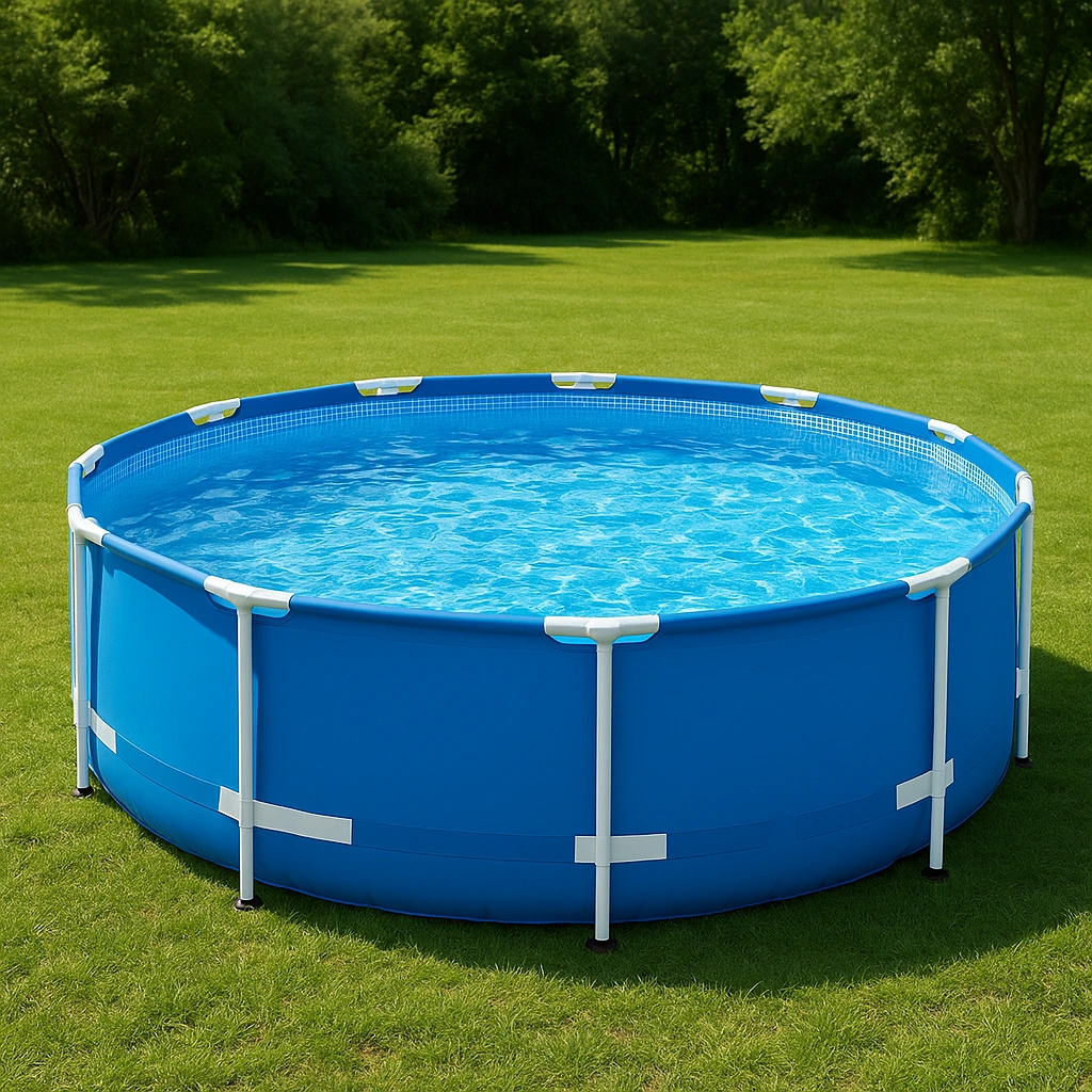 Outdoor-Freizeit,Runder Frame-Pool-furniavuno
