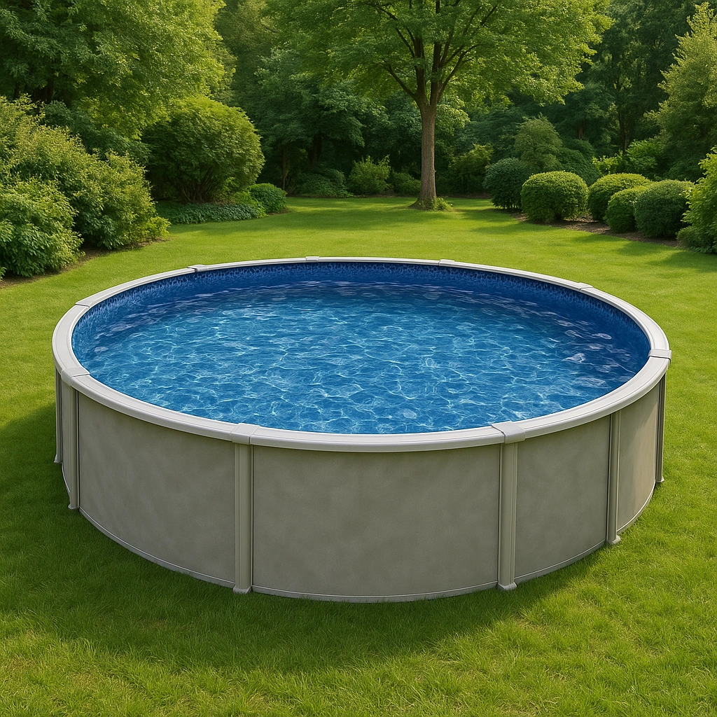 Outdoor-Freizeit,Runder Frame-Pool-furniavuno