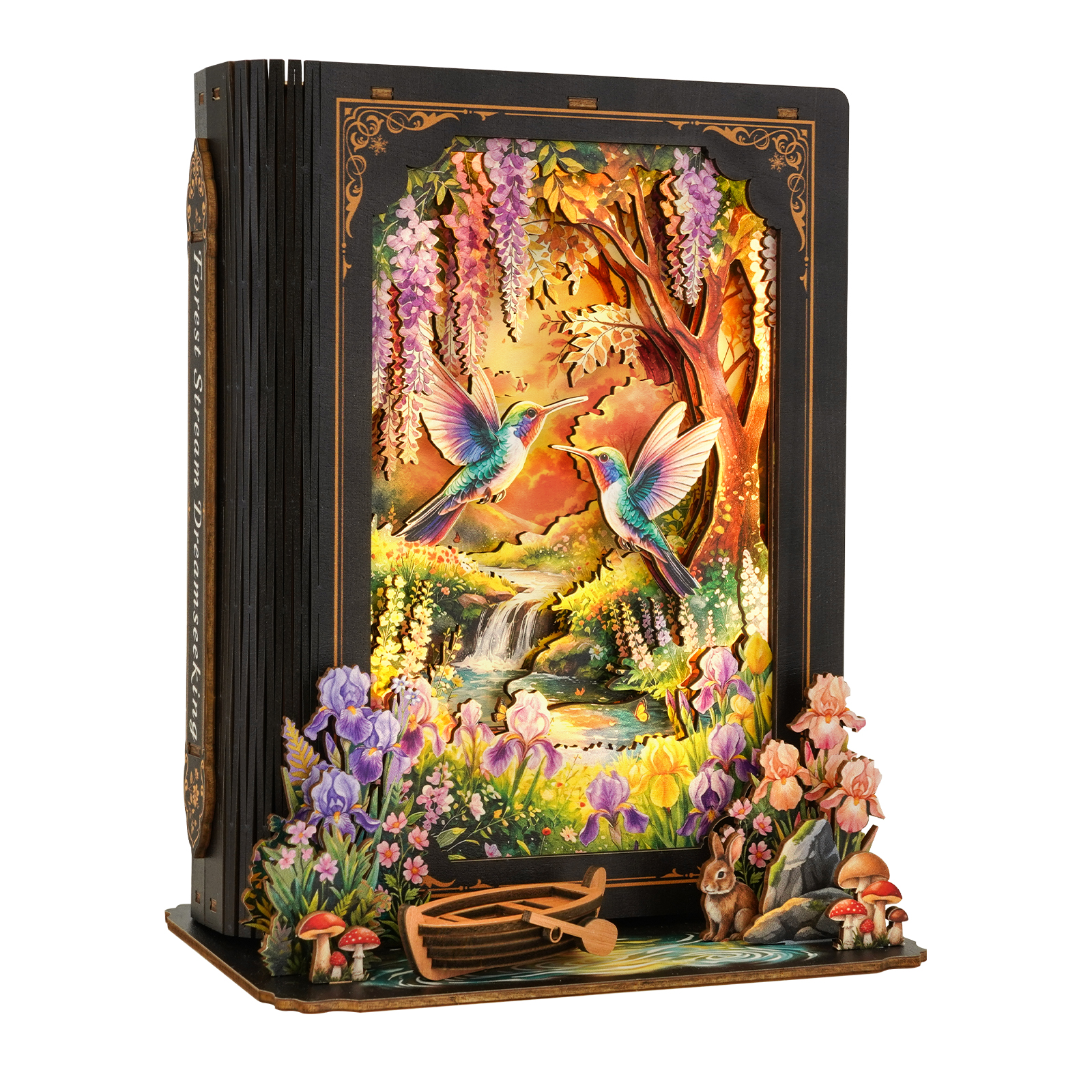 Forest Stream - 3D Storybook Night Light