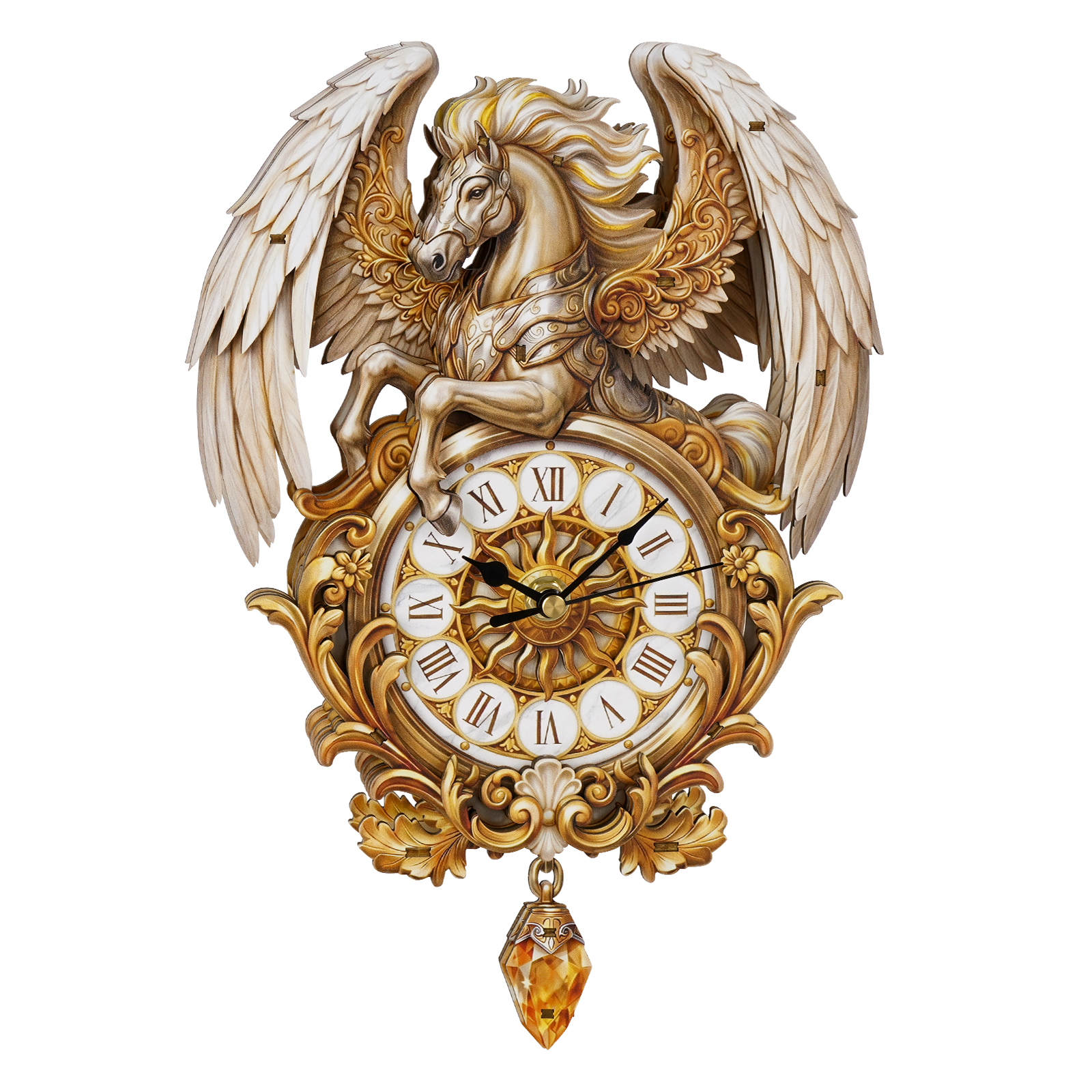 Pegasus Dream - 3D Decorative Wall & Desk Clock