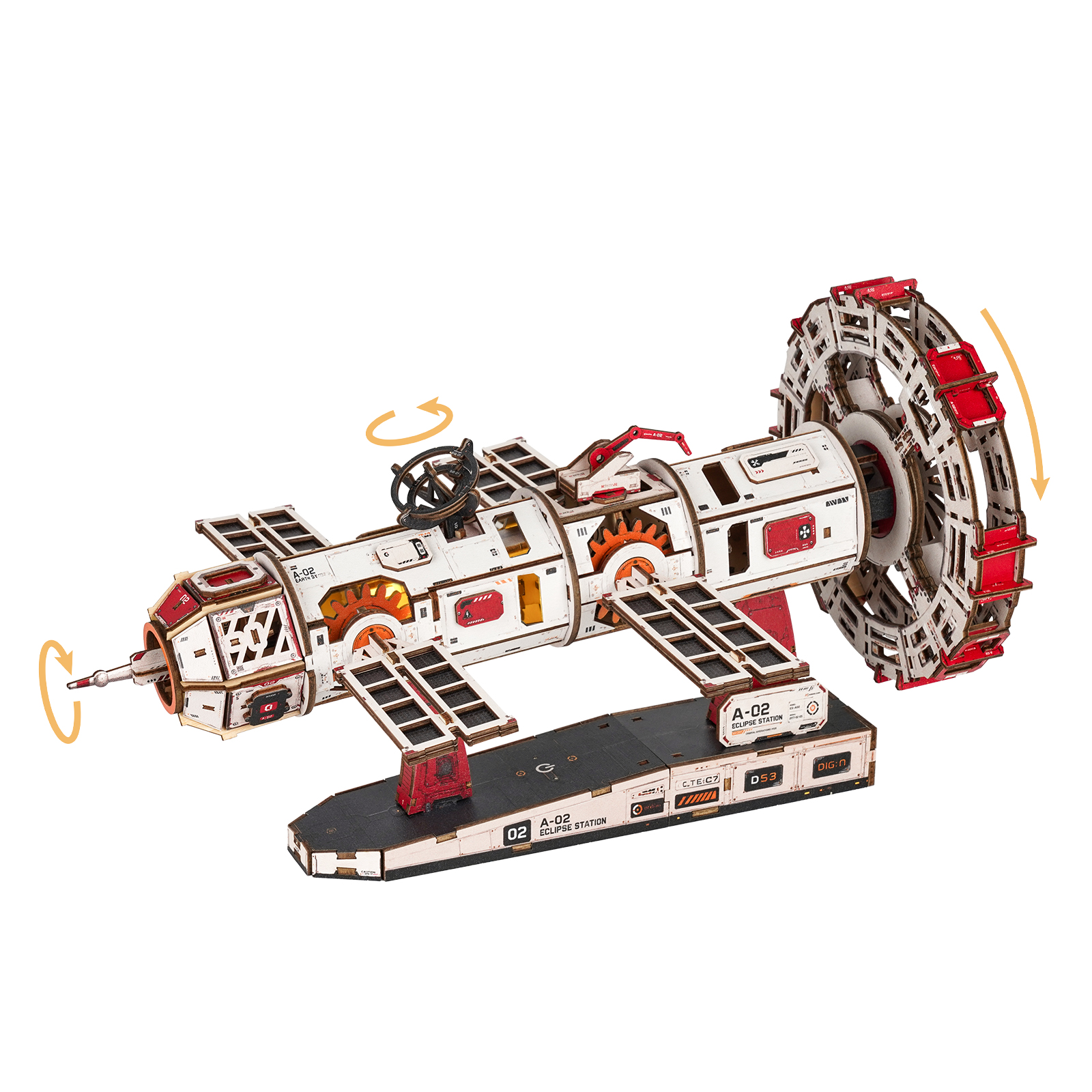 Space Station - 3D Mechanical Motion Model