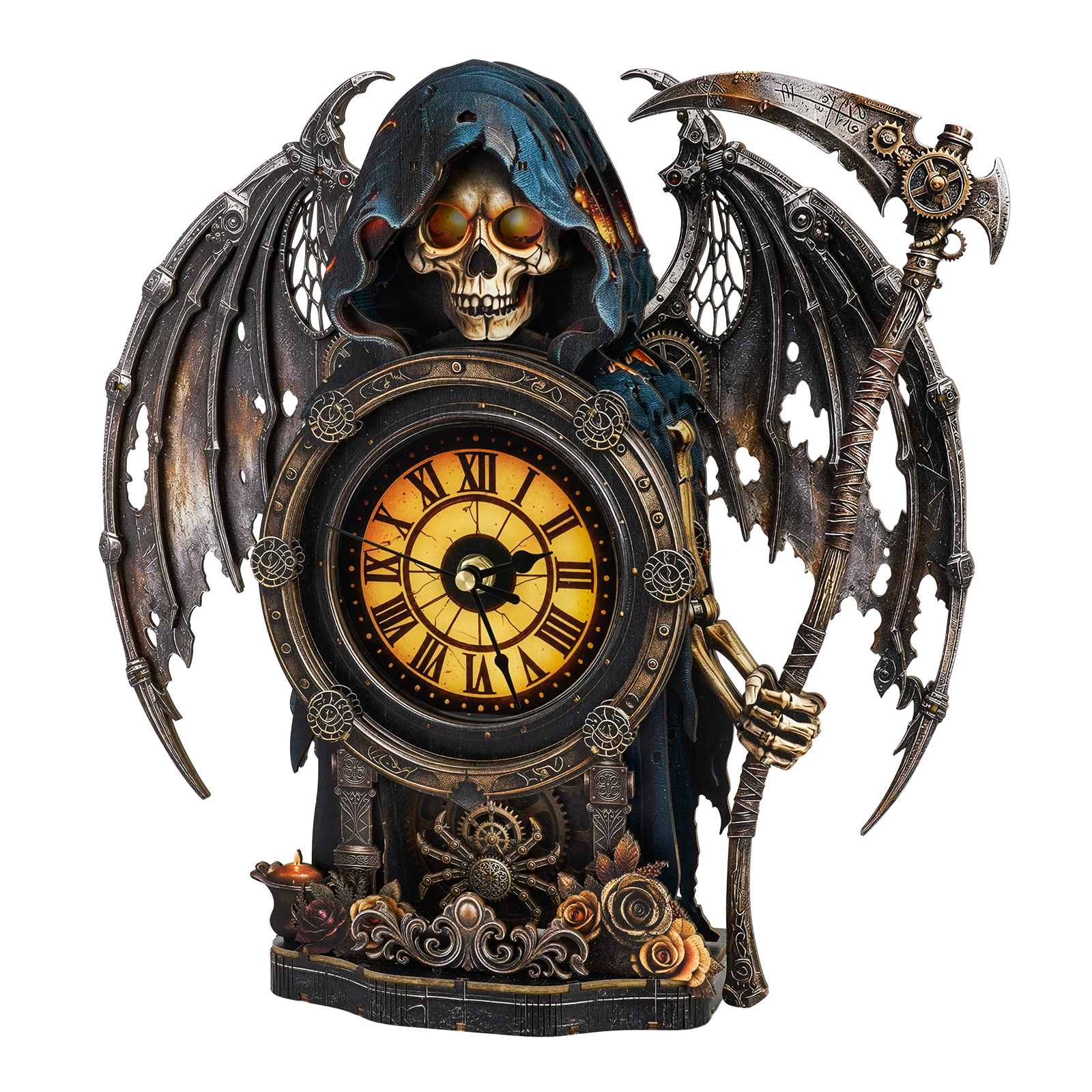 Grim Reaper - 3D Animated Chime Clock