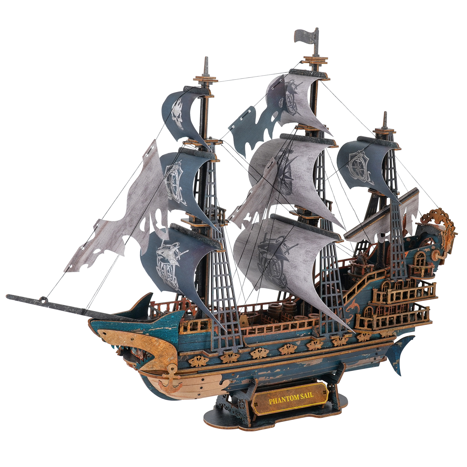 Phantom Sail - 3D Wooden Sailing Ship Model Kit