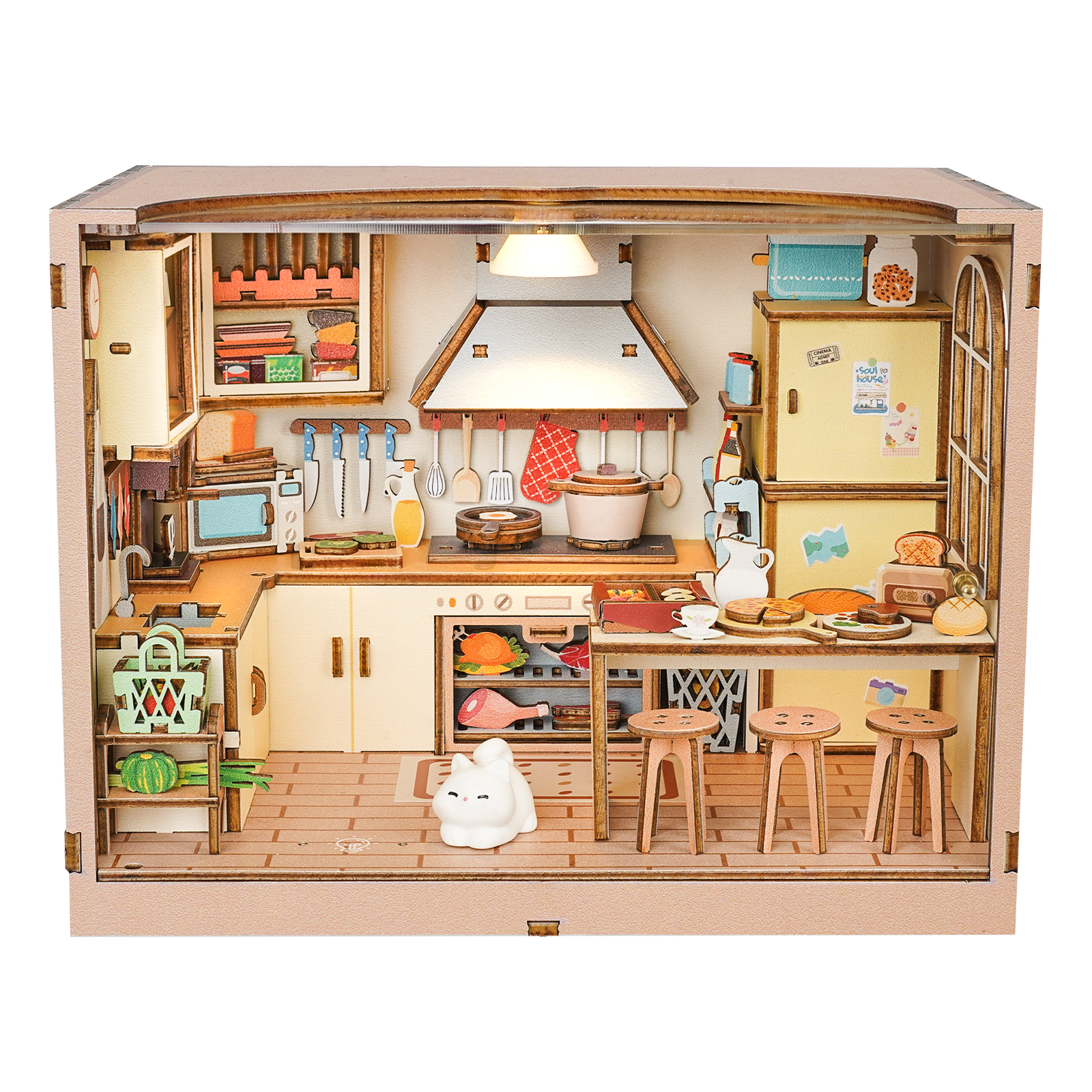 Kitchen - 3D Wooden Miniature House Kit