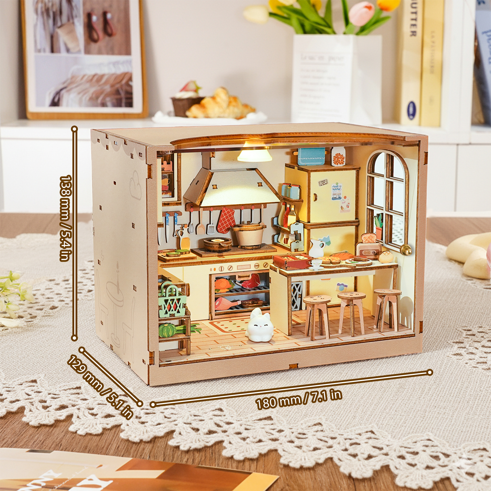 Kitchen - 3D Wooden Miniature House Kit