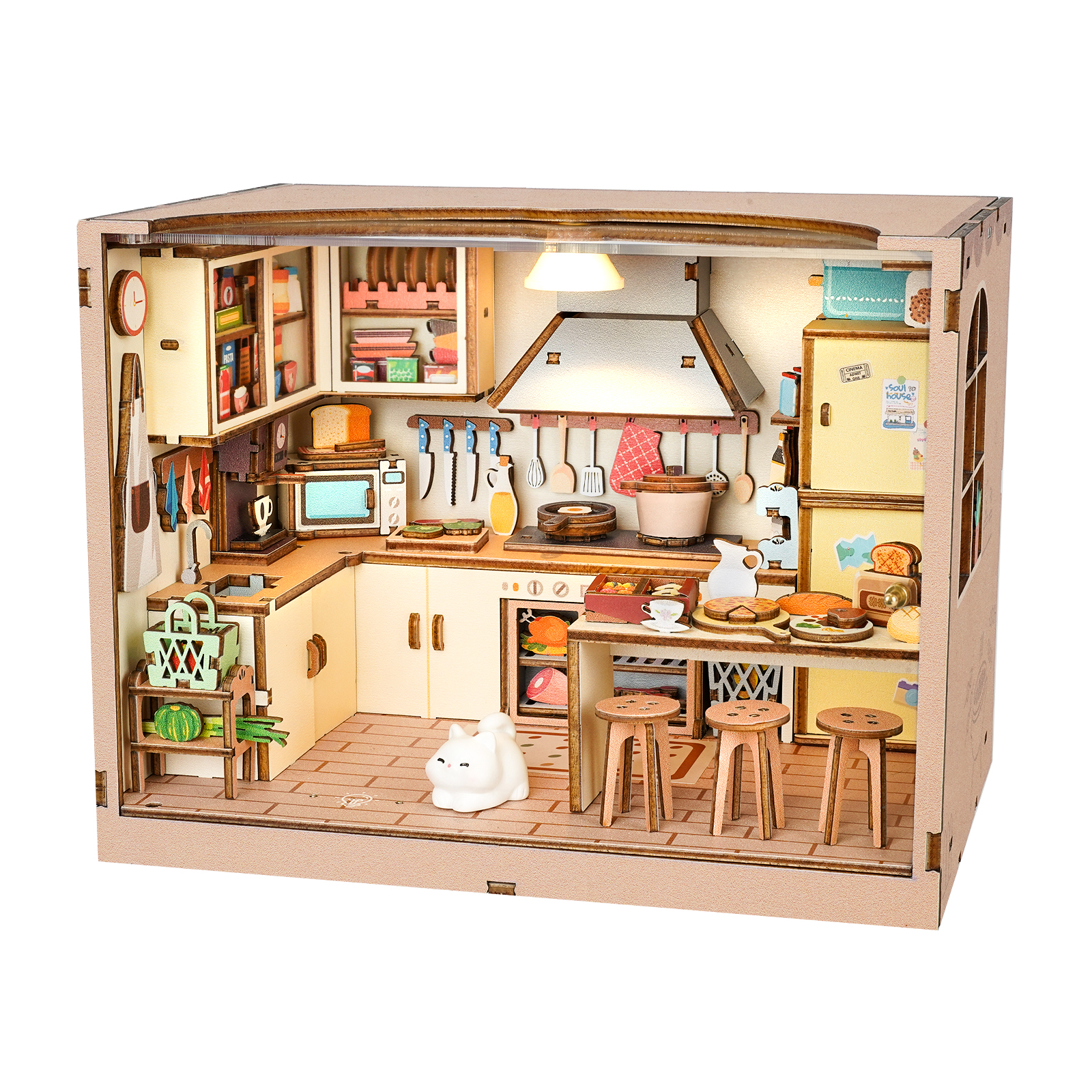Kitchen - 3D Wooden Miniature House Kit