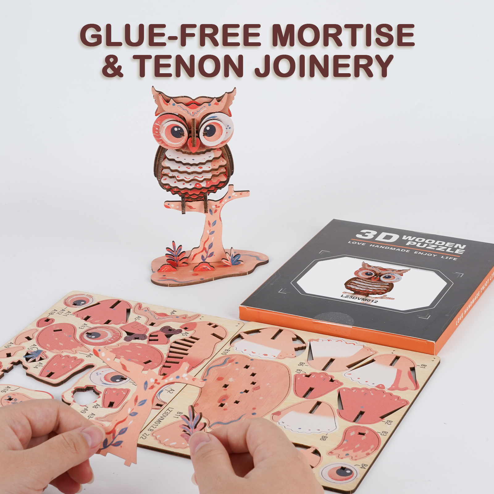 Owl - 3D Wooden Puzzle