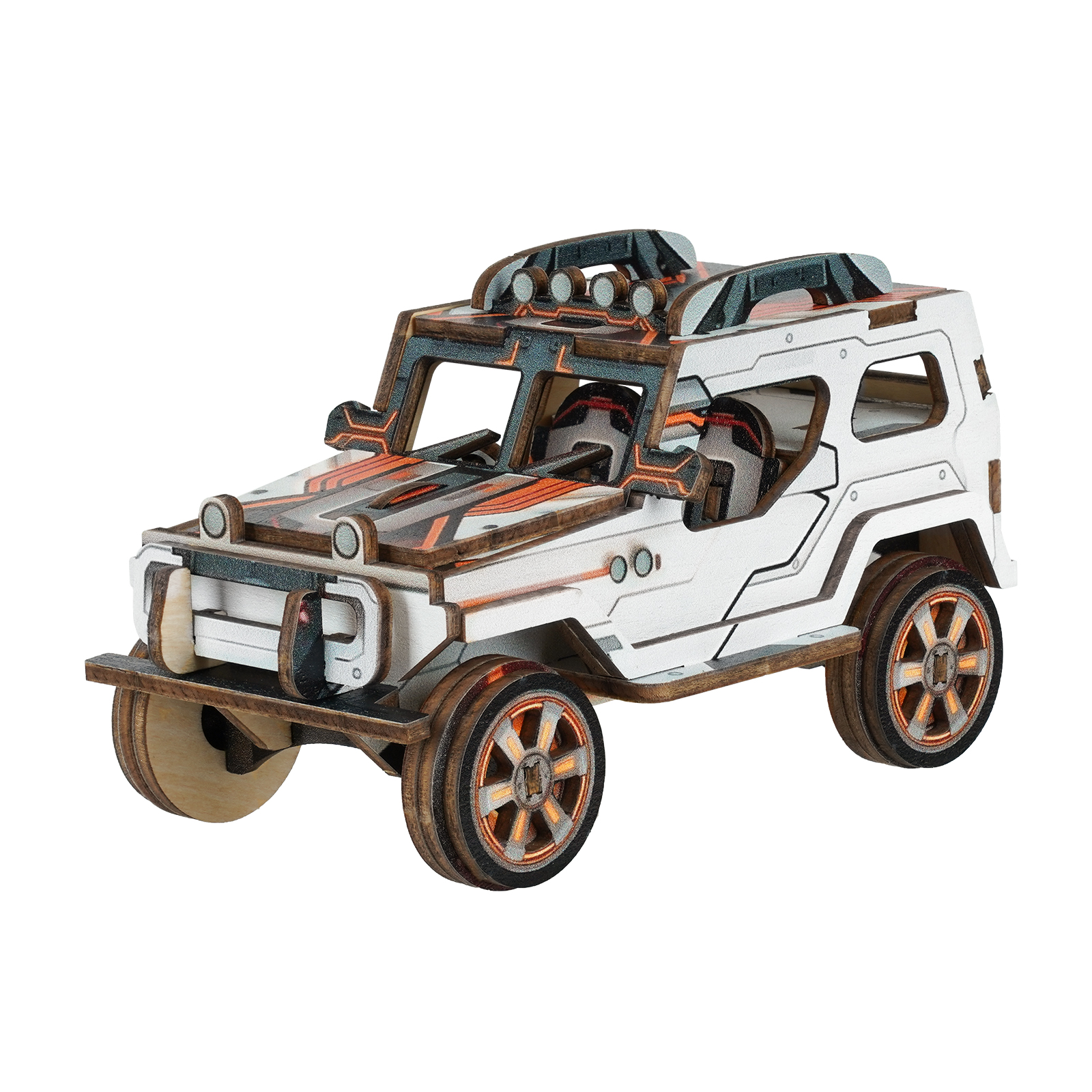 Off-Road Car - 3D Wooden Puzzle