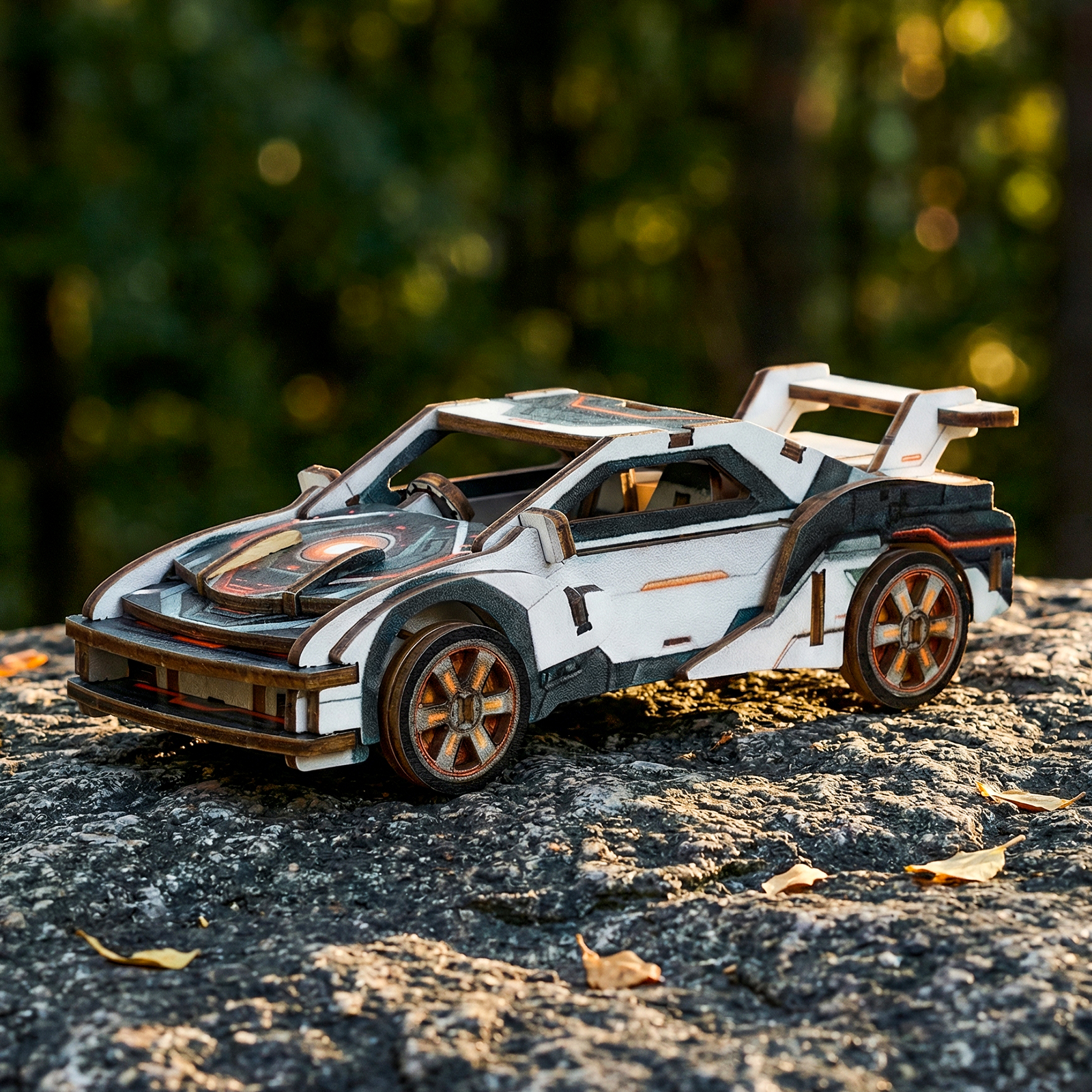 Sports Car - 3D Wooden Puzzle