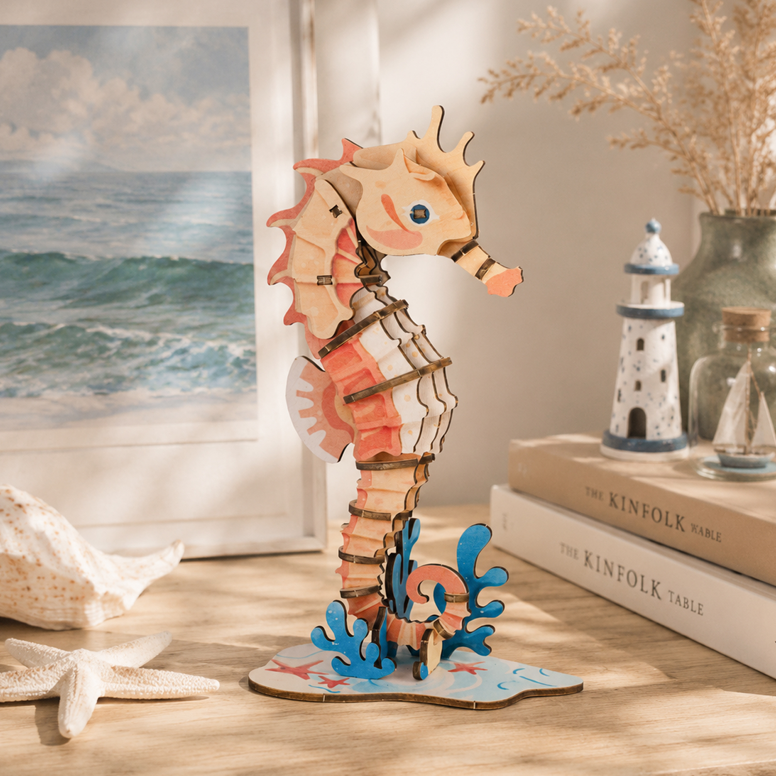 Seahorse - 3D Wooden Puzzle