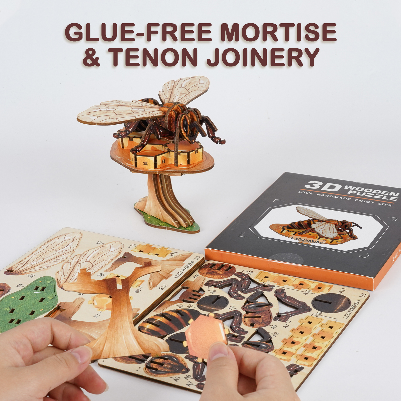 Honey Bee - 3D Wooden Puzzle