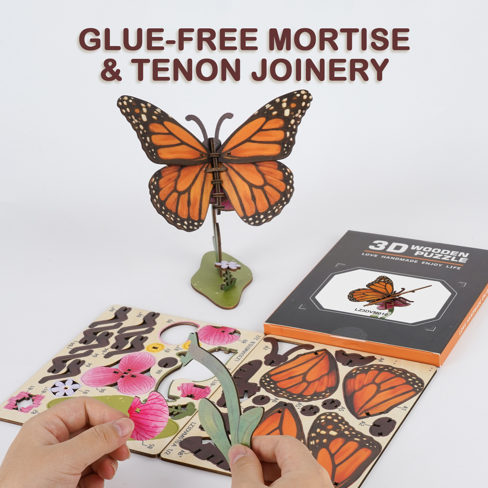 Butterfly - 3D Wooden Puzzle