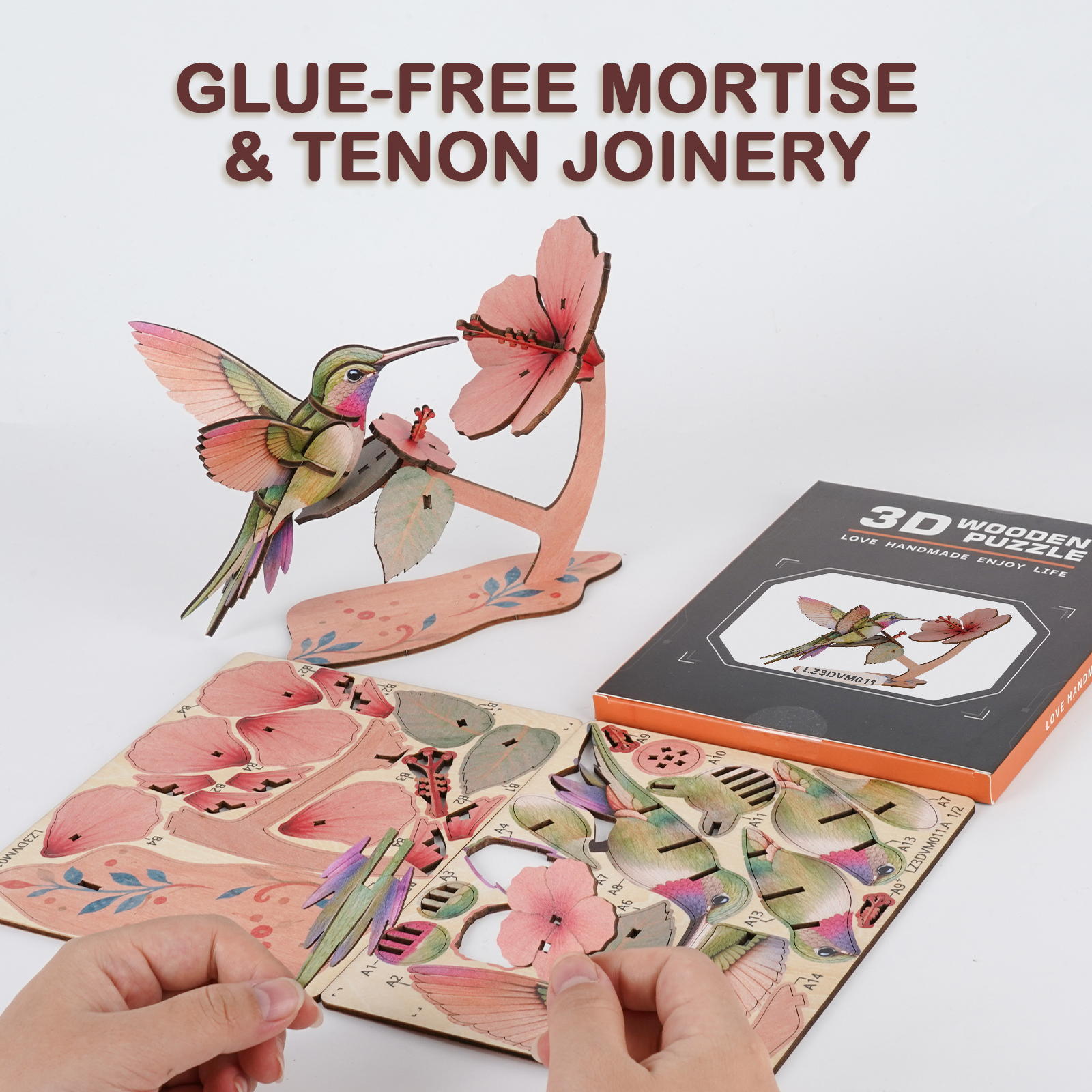 Hummingbird - 3D Wooden Puzzle