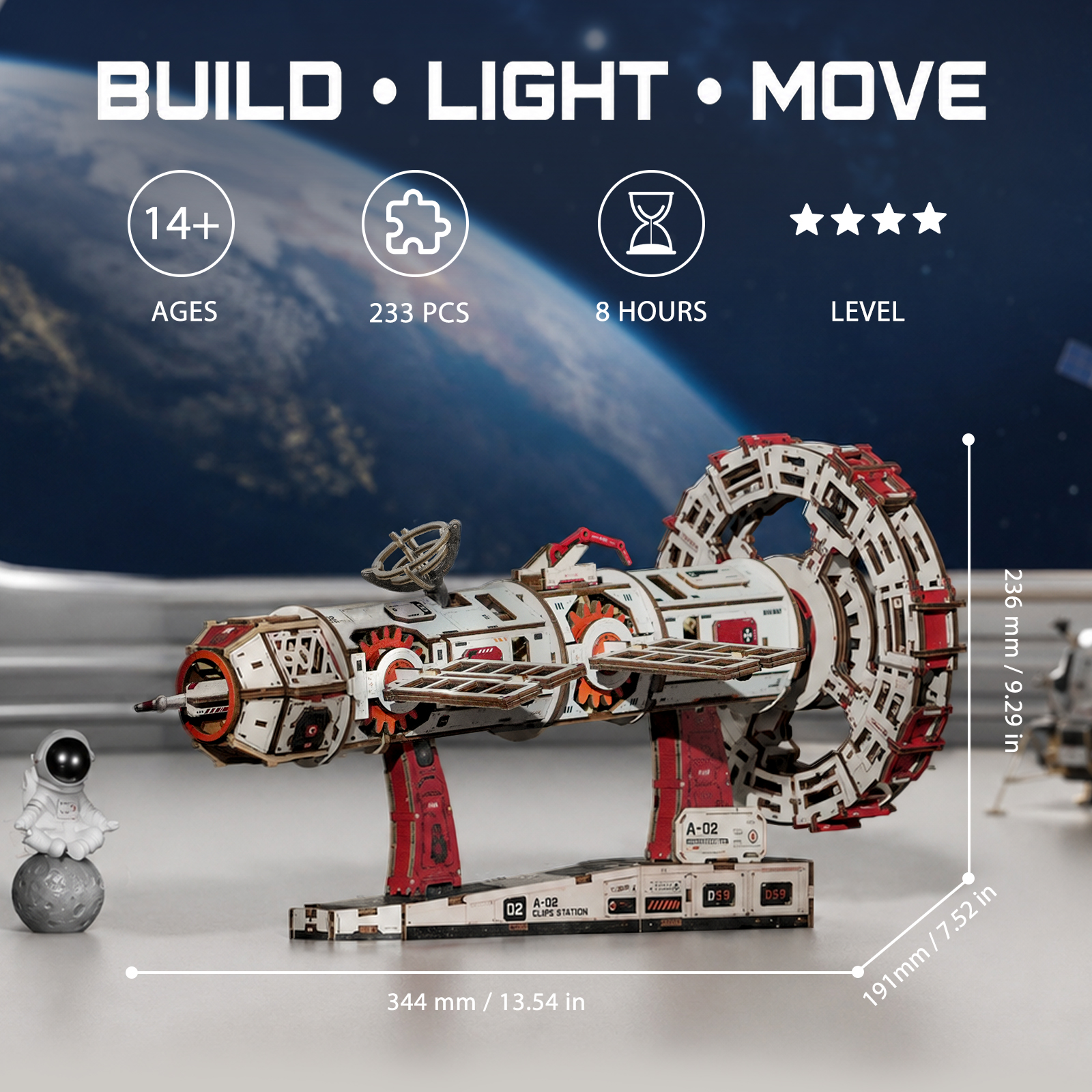Space Station - 3D Mechanical Motion Model