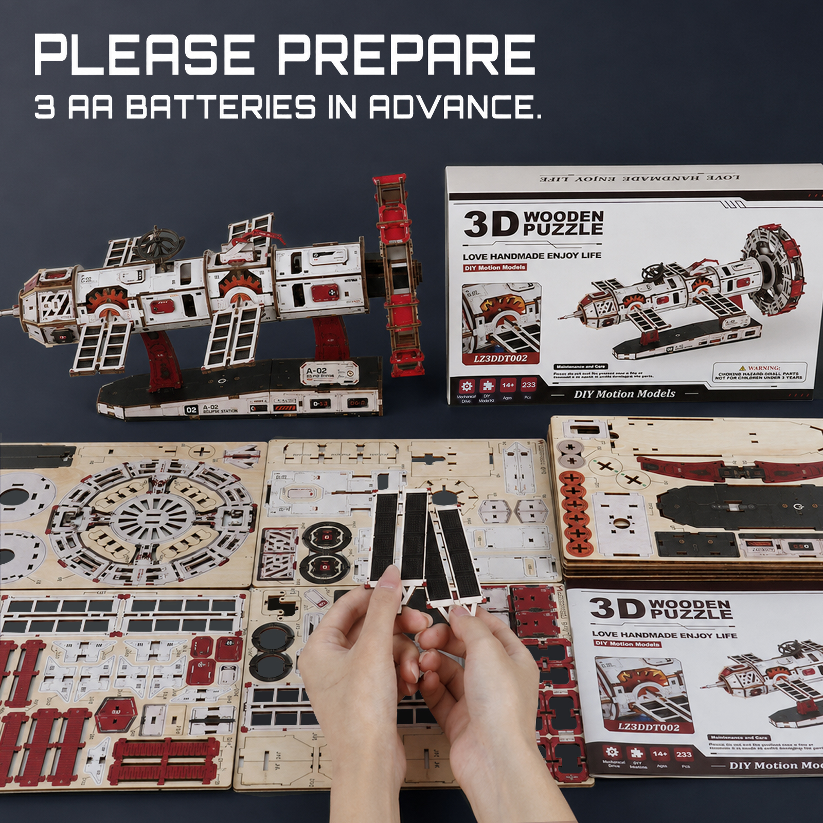 Space Station - 3D Mechanical Motion Model