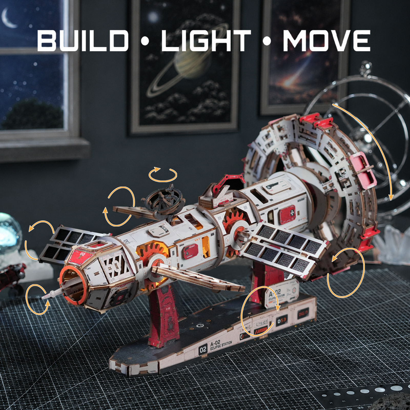 Space Station - 3D Mechanical Motion Model