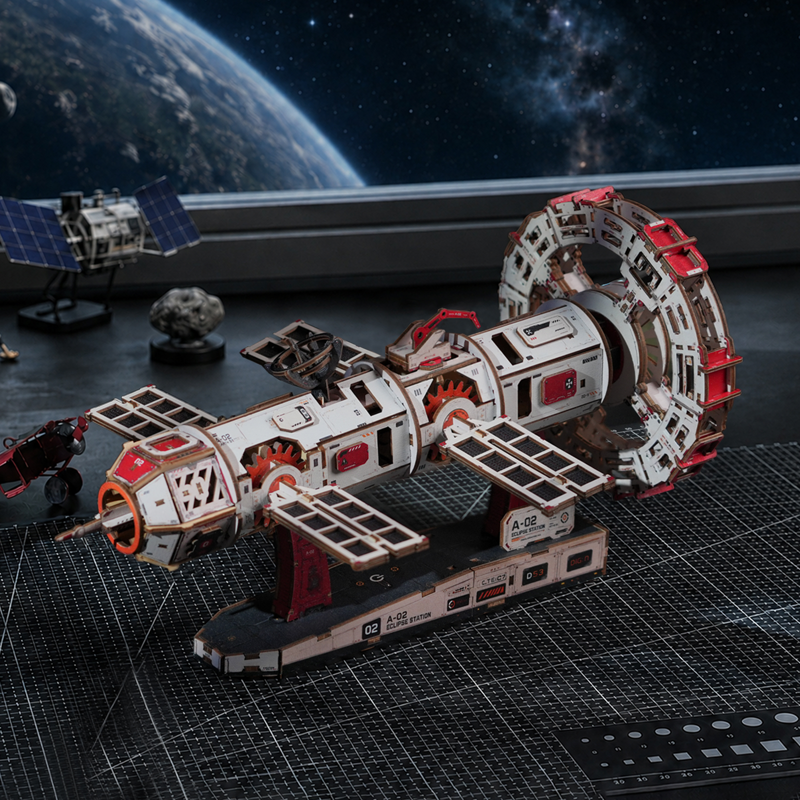 Space Station - 3D Mechanical Motion Model