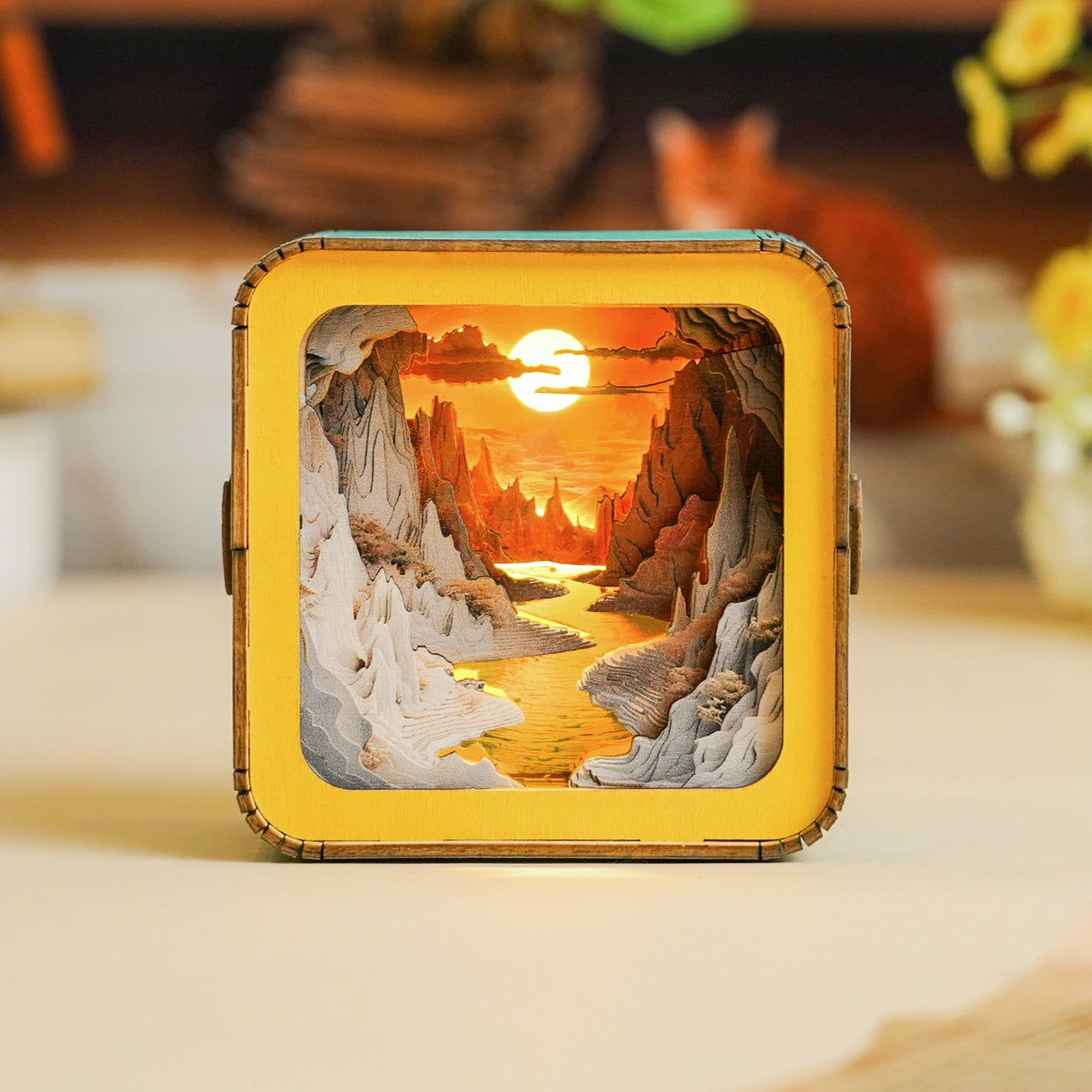 3D Wooden Puzzle Night Light, DIY kits for adults