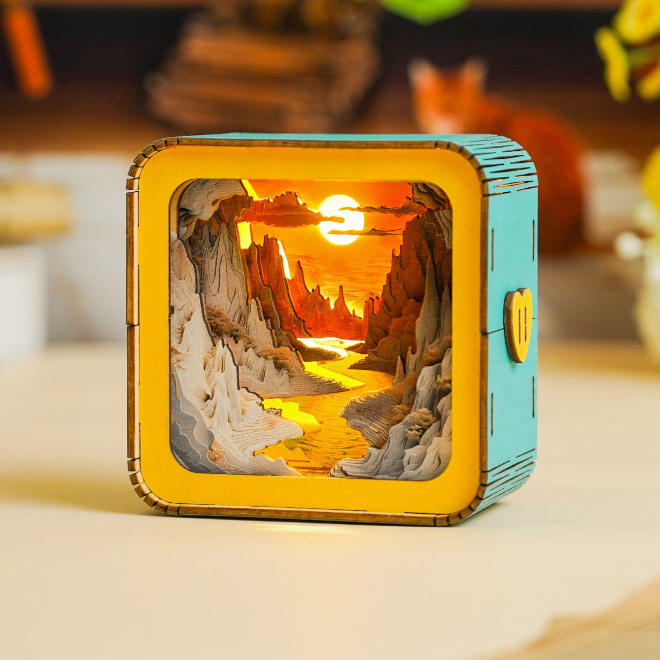 3D Wooden Puzzle Night Light, DIY kits for adults