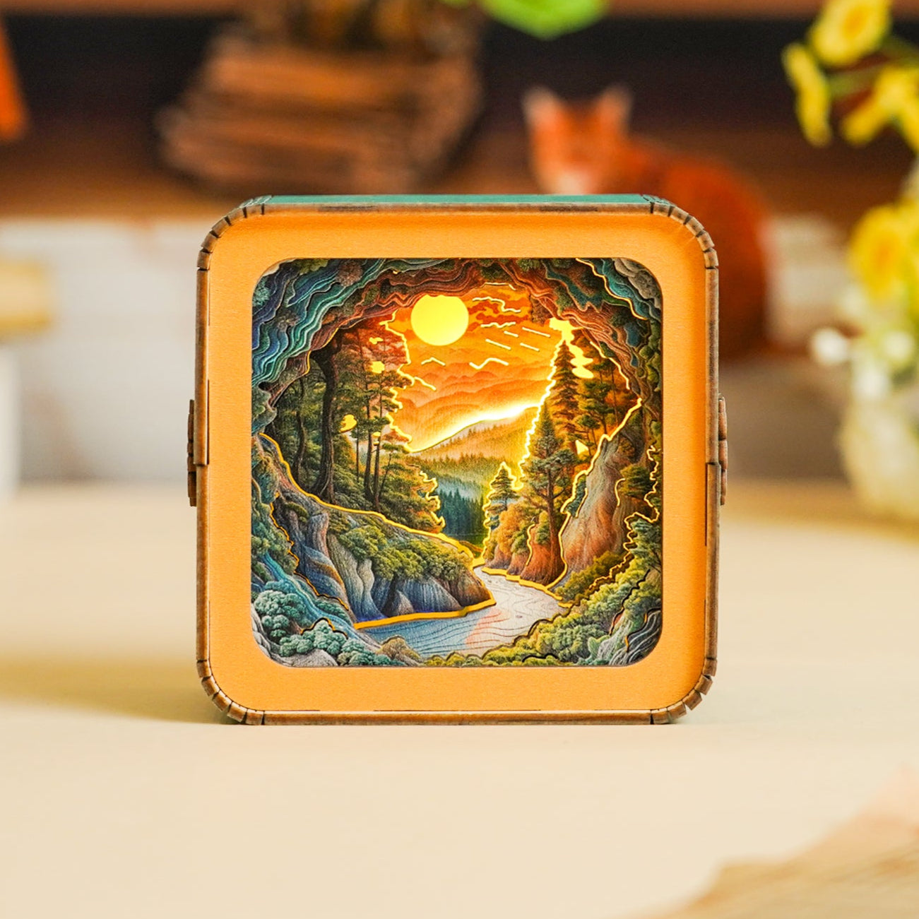 3D Wooden Puzzle Night Light, DIY kits for adults