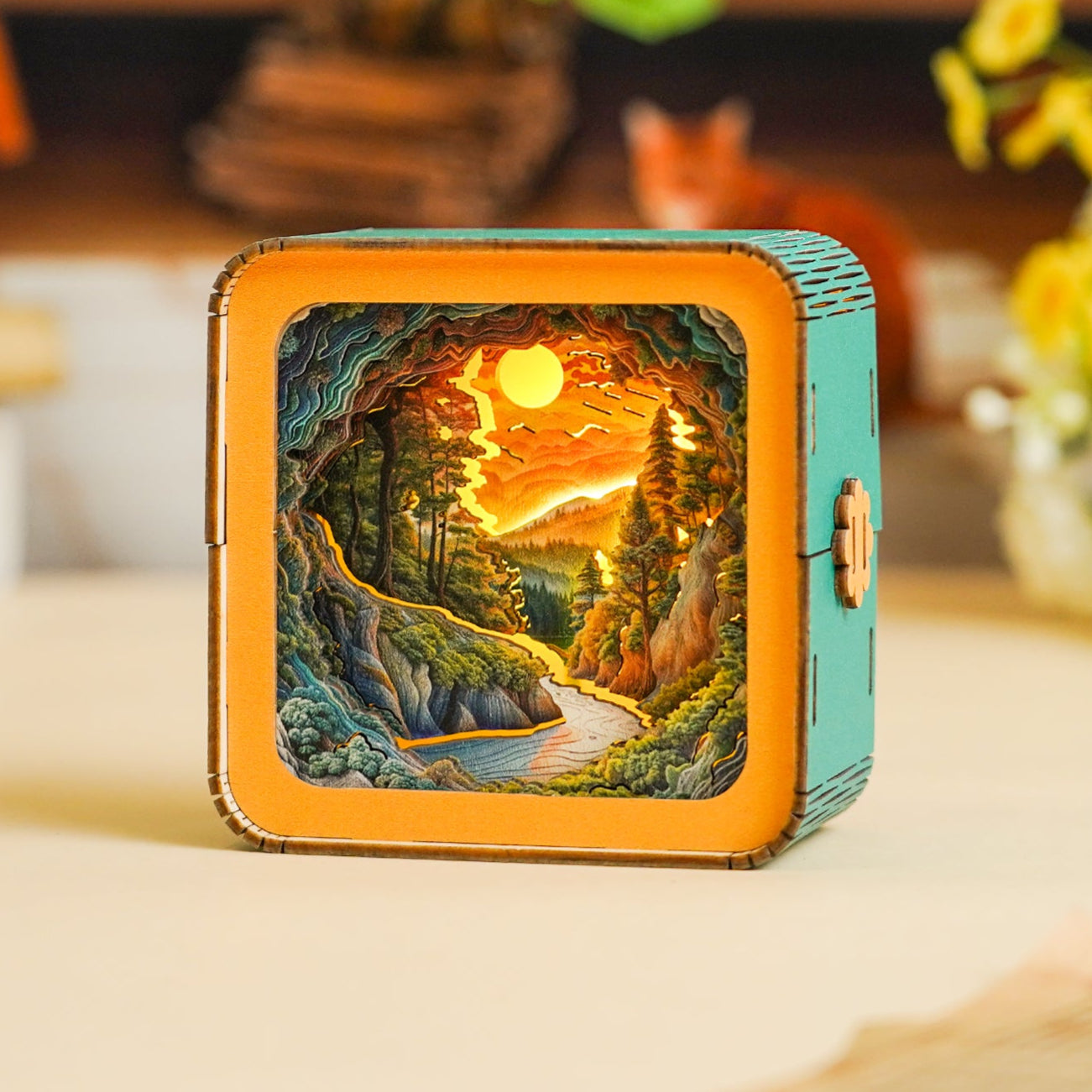 3D Wooden Puzzle Night Light, DIY kits for adults