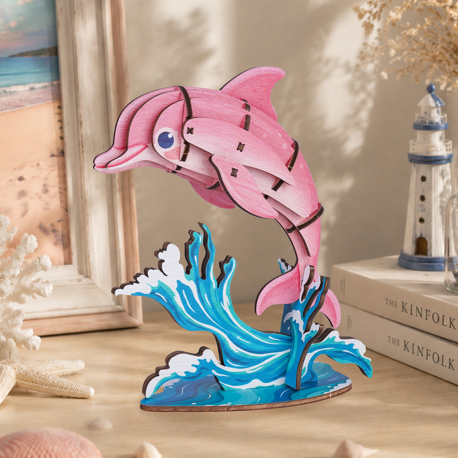 Dolphin - 3D Wooden Puzzle