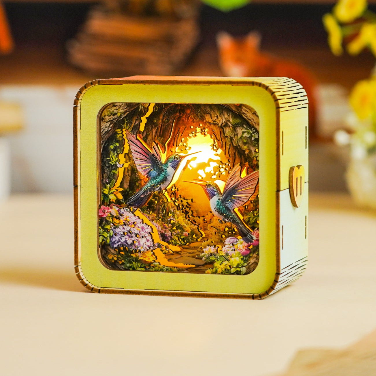 3D Wooden Puzzle Night Light, DIY kits for adults