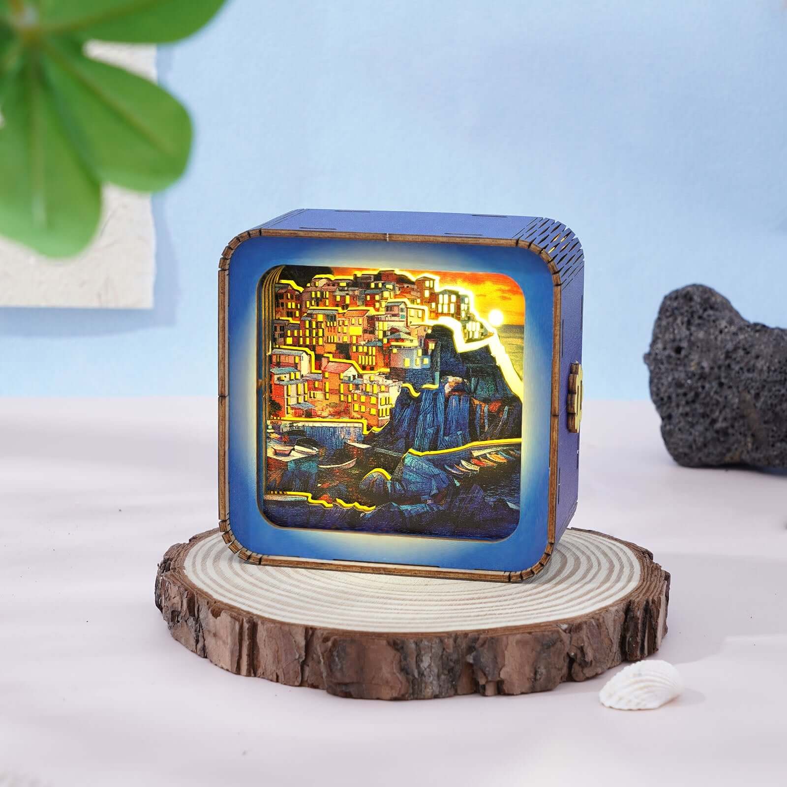 3D Wooden Puzzle Night Light, DIY kits for adults