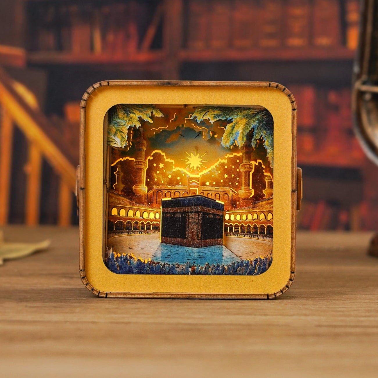 3D Wooden Puzzle Night Light, DIY kits for adults