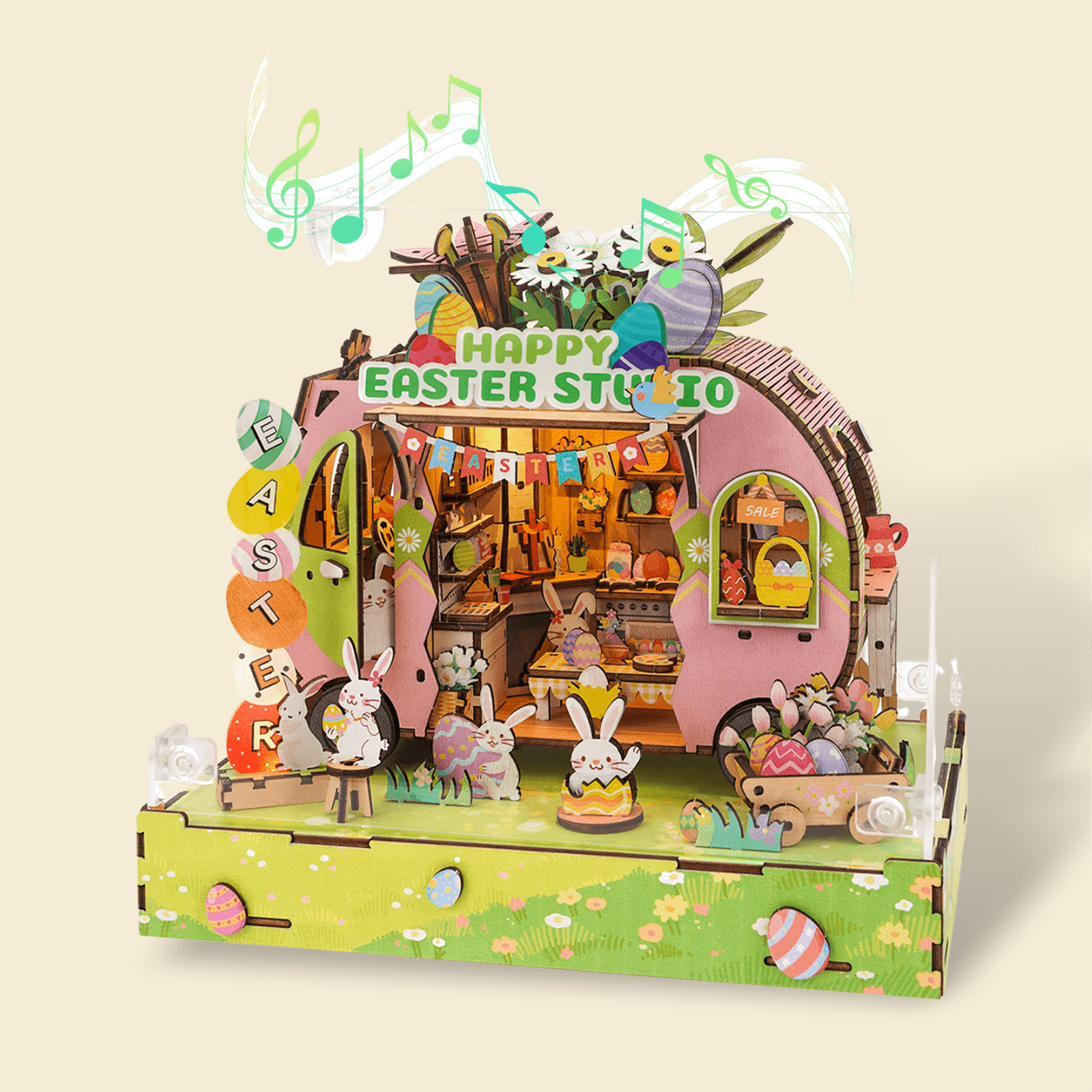 DIY miniature house kit, dollhouse kit for adults