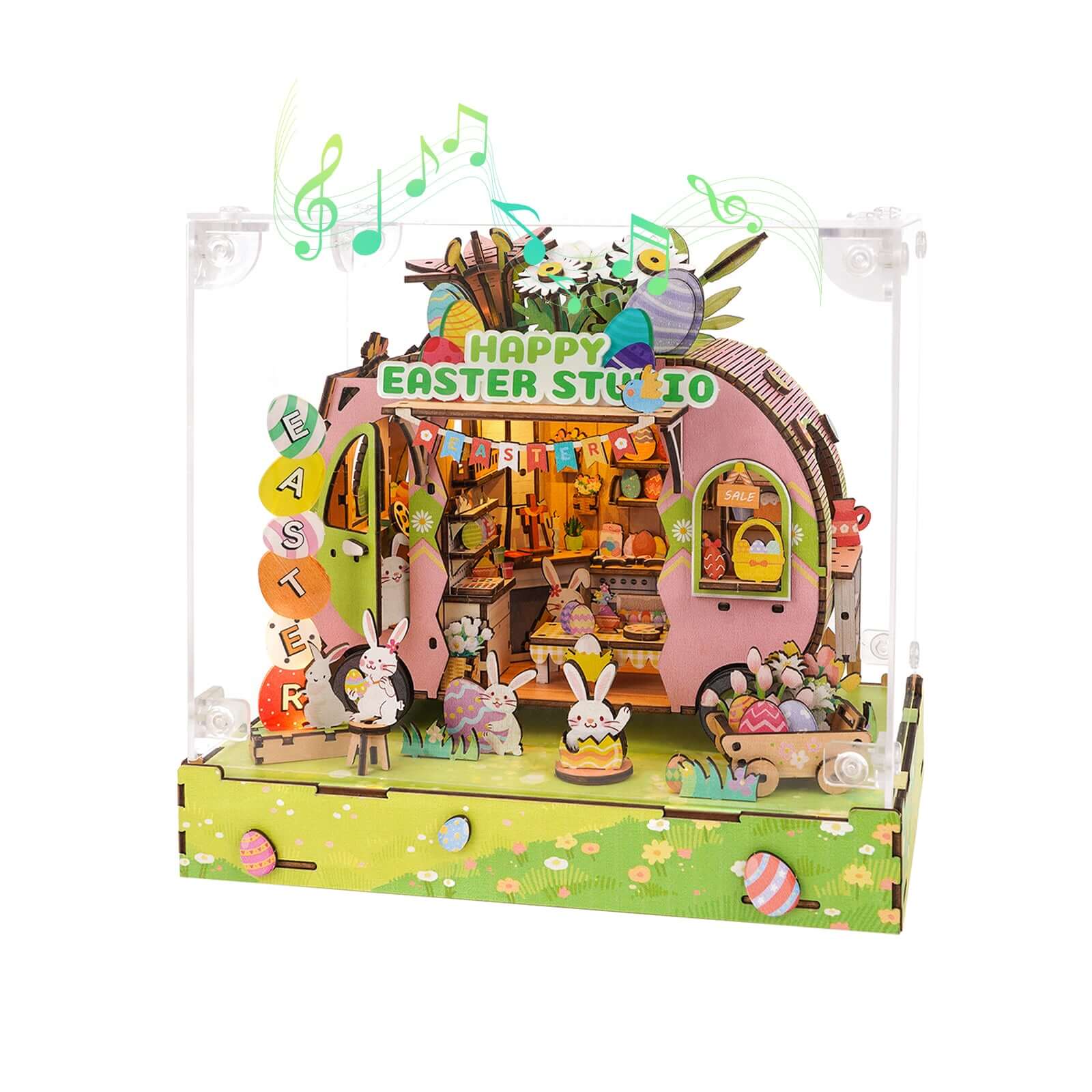 DIY miniature house kit, dollhouse kit for adults