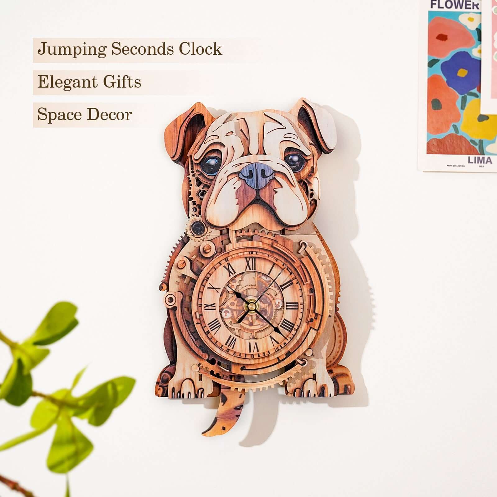 DIY Wooden Clock, 3D Puzzle Craft Kit