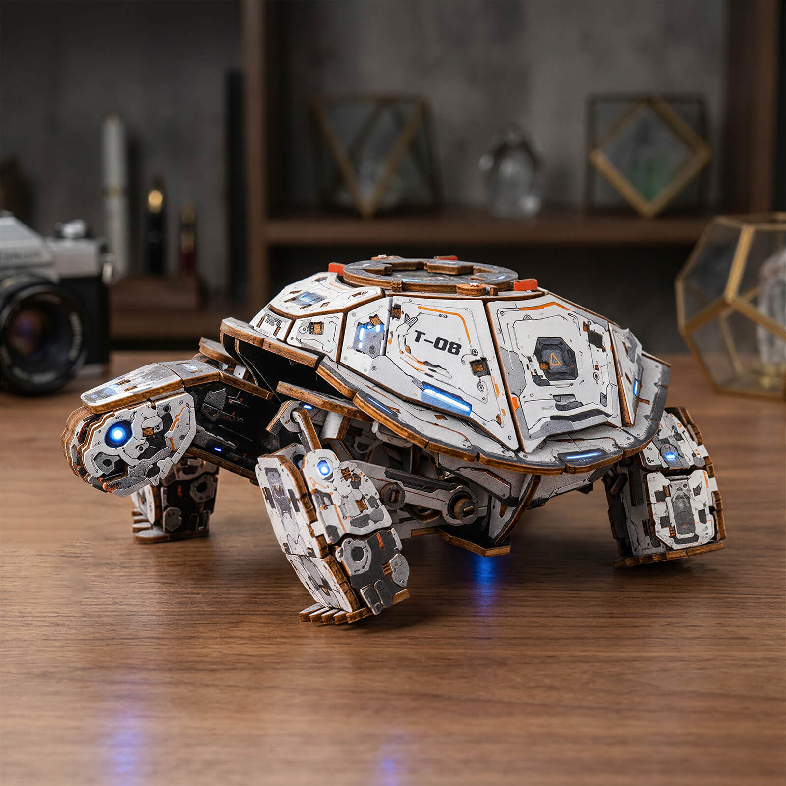 3D Wooden Mechanical Kit - Mecha Turtle