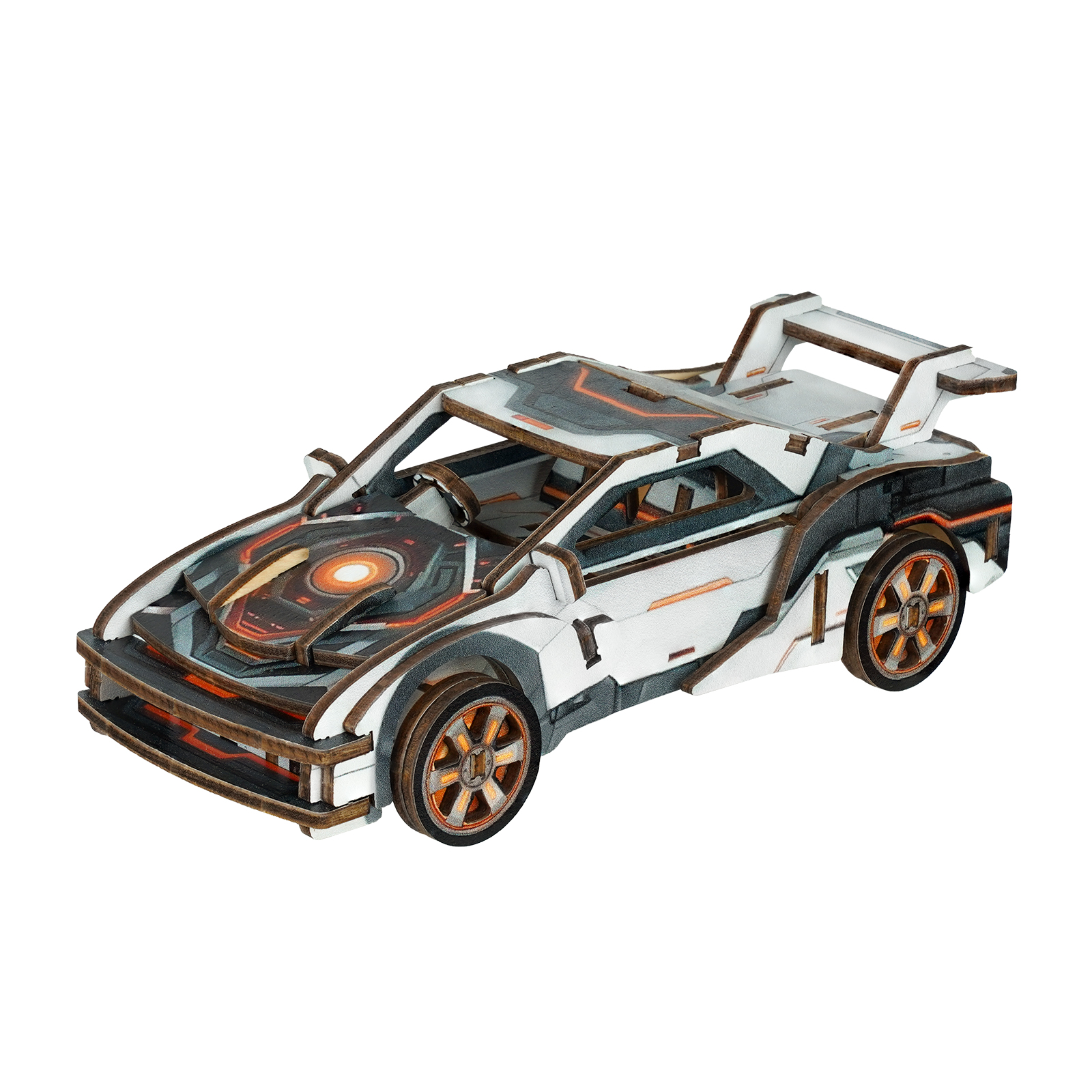 Sports Car - 3D Wooden Puzzle