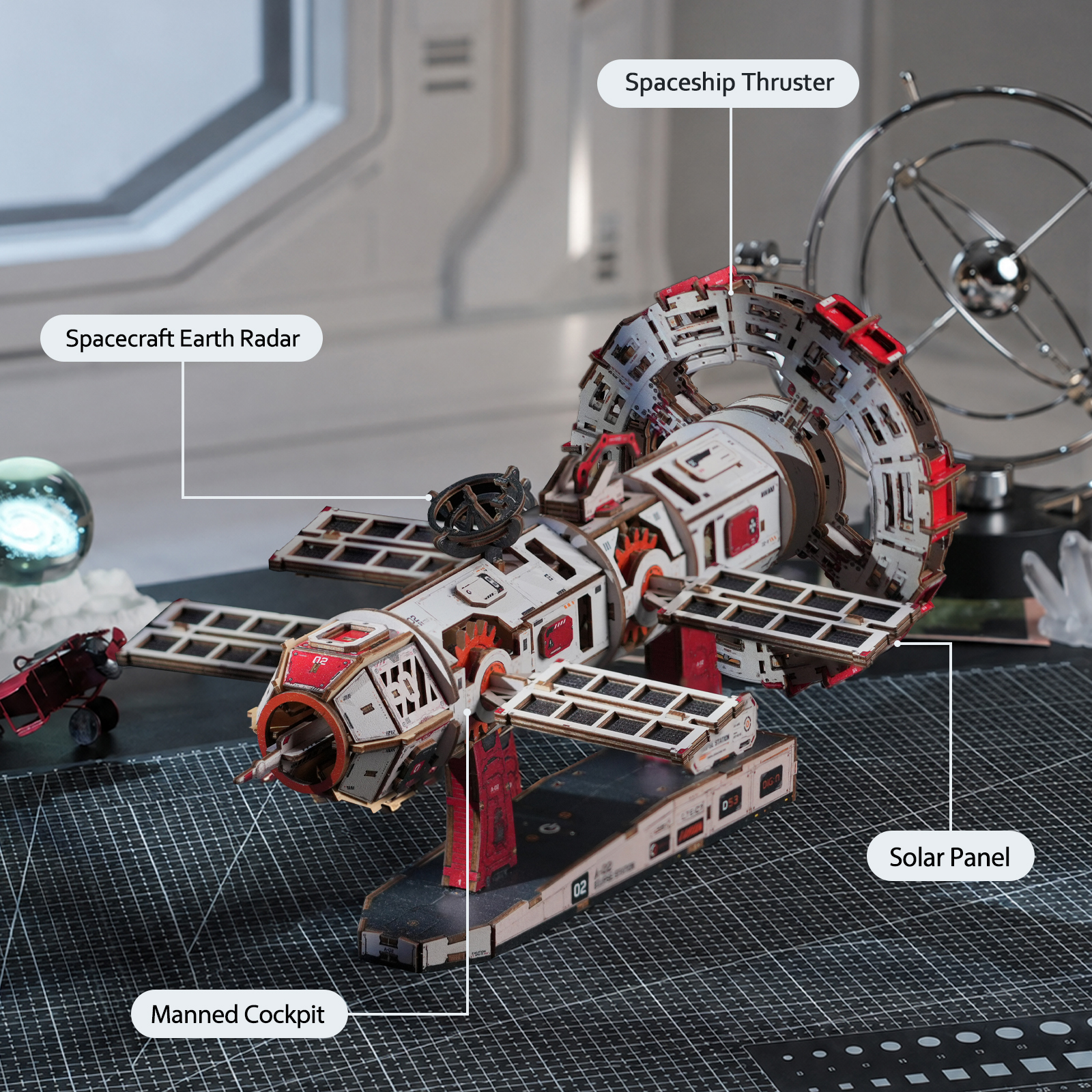Space Station - 3D Mechanical Motion Model