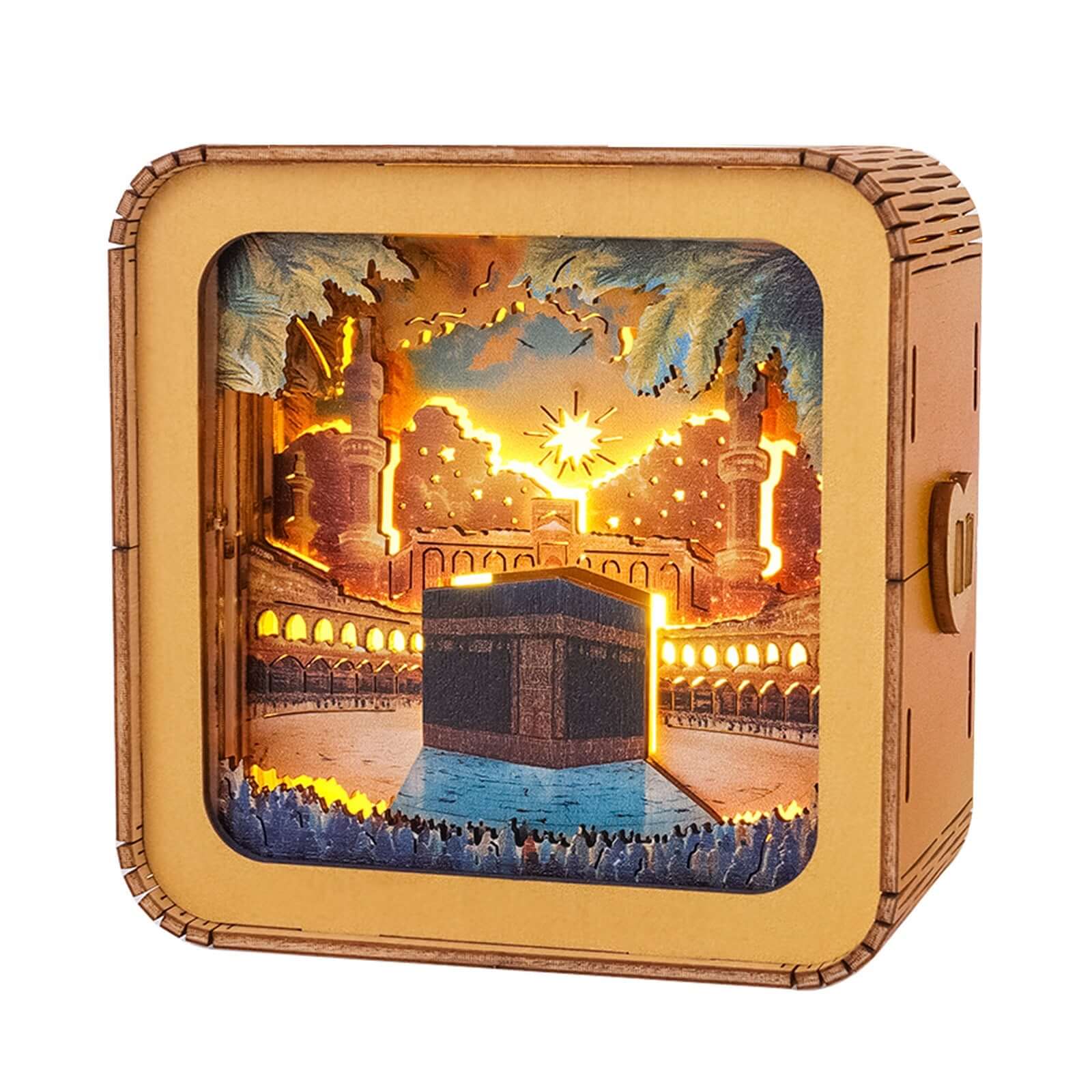 3D Wooden Puzzle Night Light, DIY kits for adults