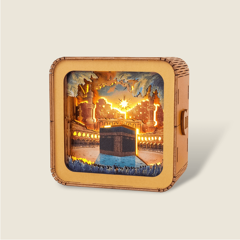 3D Wooden Puzzle Night Light, DIY kits for adults