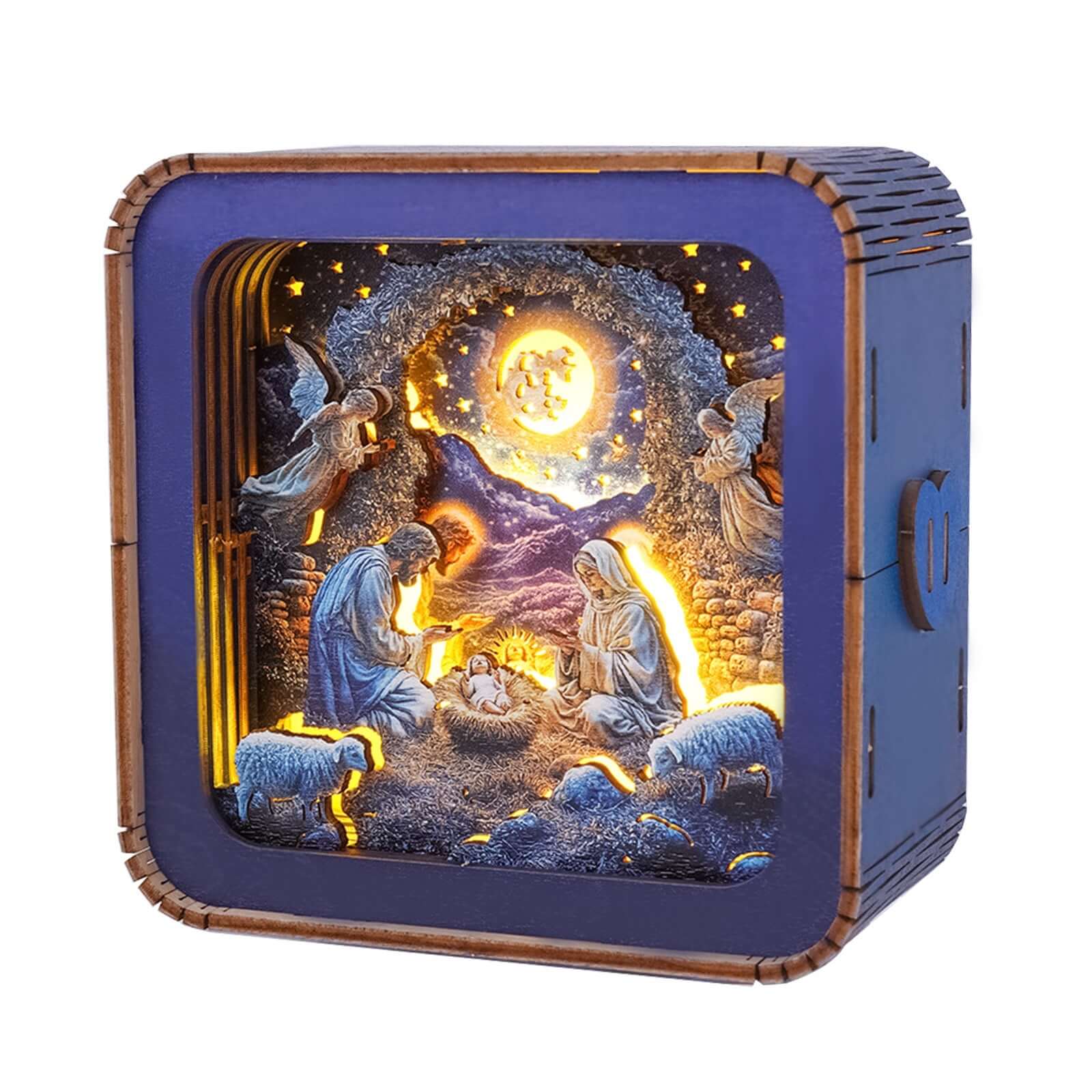 3D Wooden Puzzle Night Light, DIY kits for adults