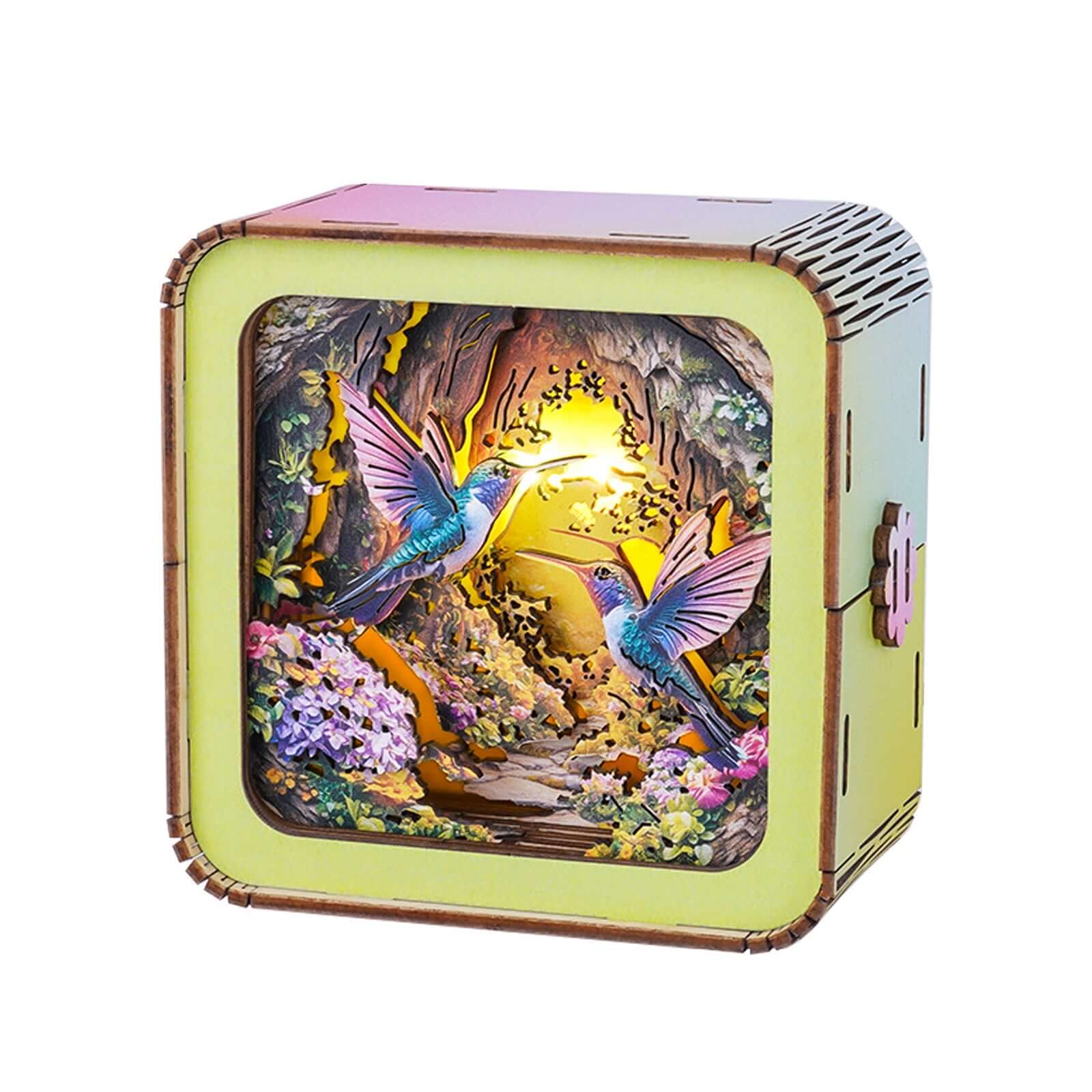3D Wooden Puzzle Night Light, DIY kits for adults