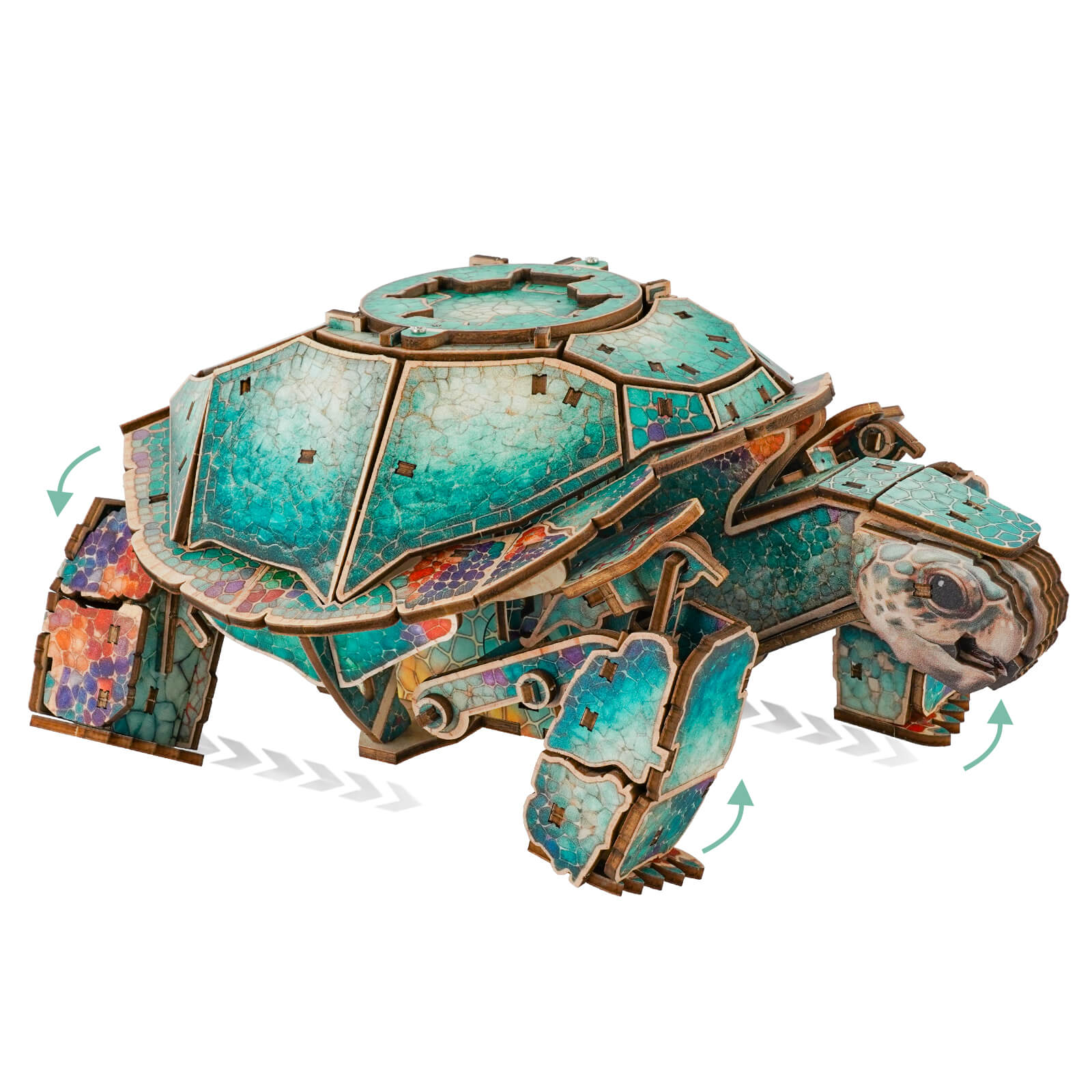 3D Wooden Mechanical Kit - Sea Turtle