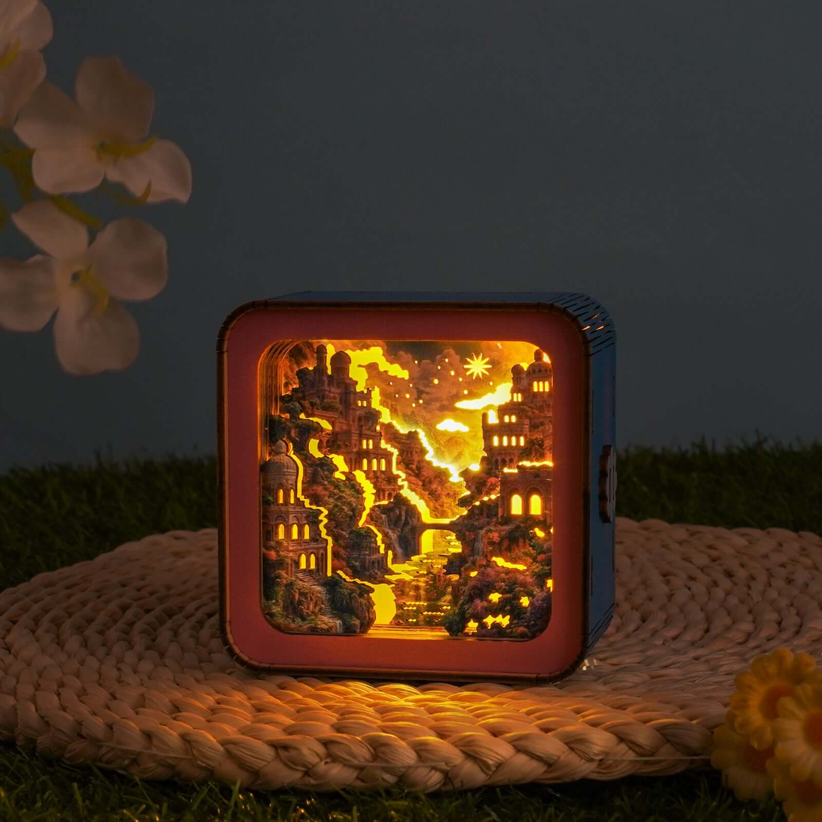 3D Wooden Puzzle Night Light, DIY kits for adults