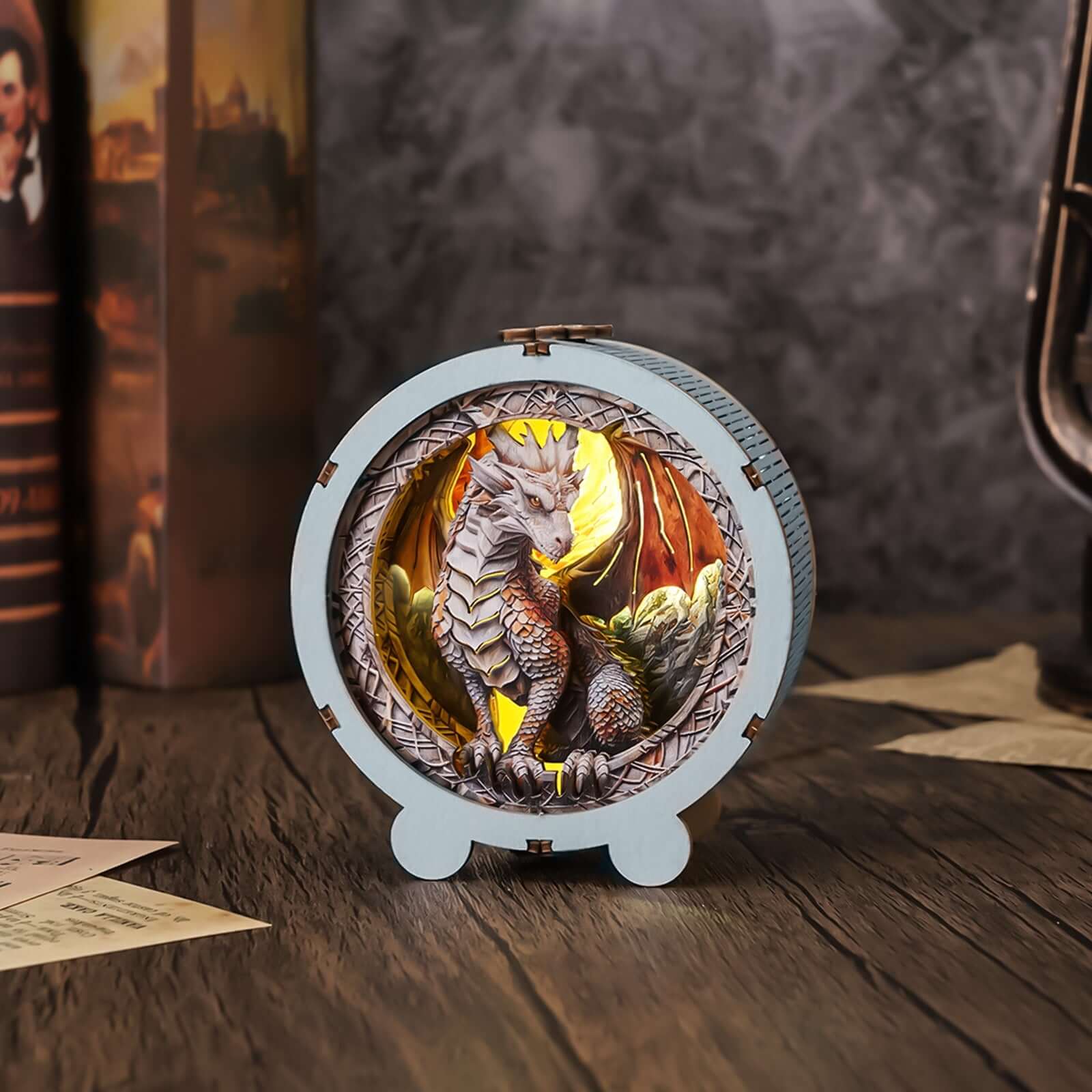 3D Wooden Puzzle Night Light, DIY kits for adults